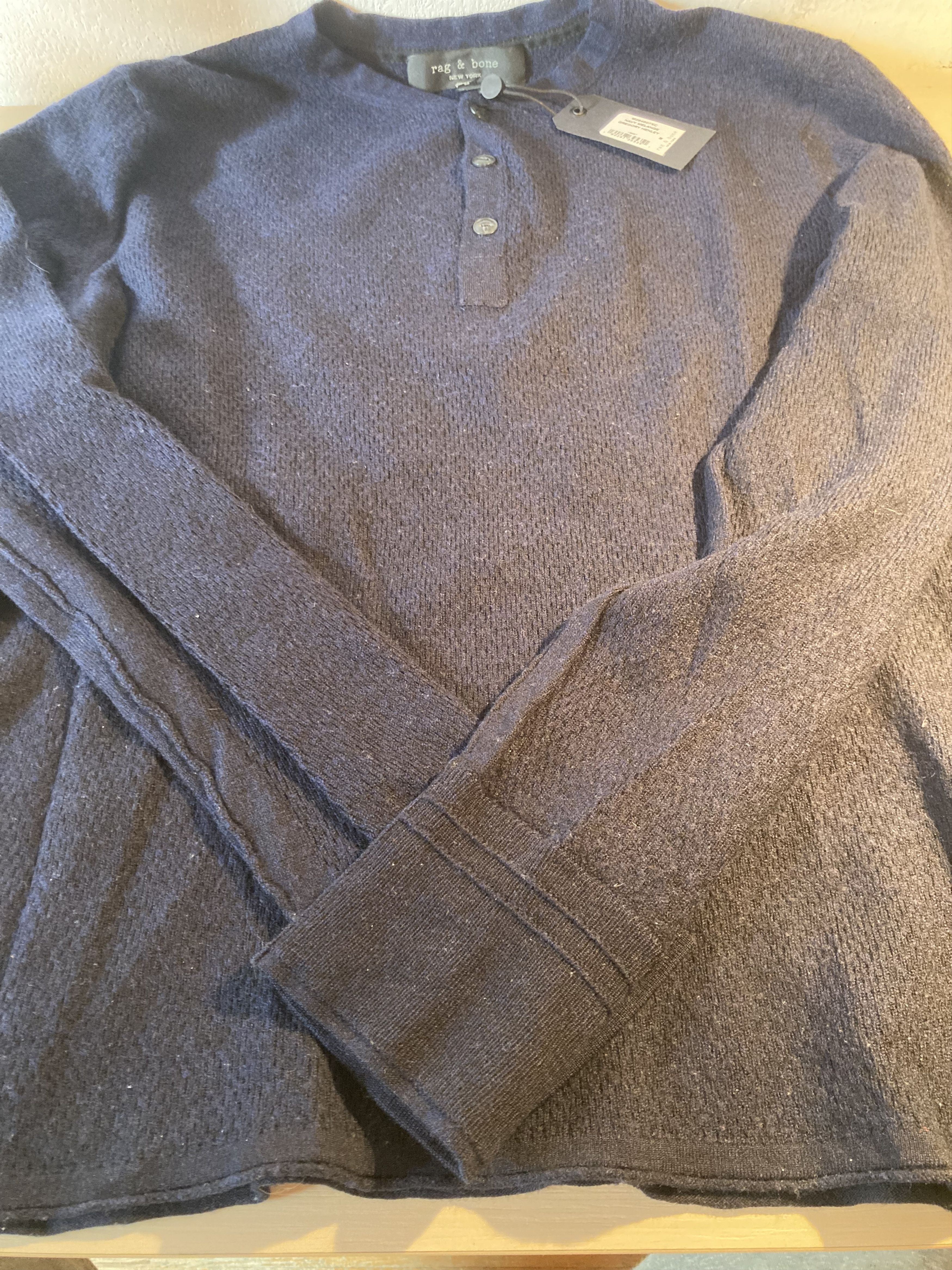 Rag & Bone RAG & BONE gregory henley wool size M navy blue Size US M / EU 48-50 / 2 - 2 Thumbnail