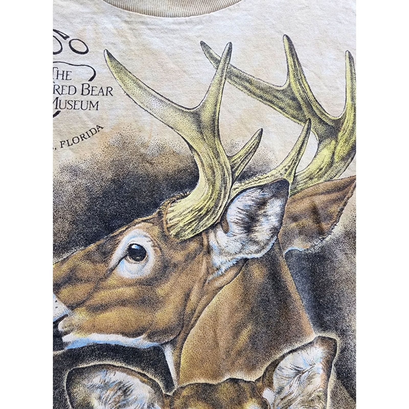 FRED VINTAGE Fred Bear Museum Gainesville Florida Shirt M Gold Men Single Stitch Deer Florida 90s Size US M / EU 48-50 / 2 - 4 Thumbnail