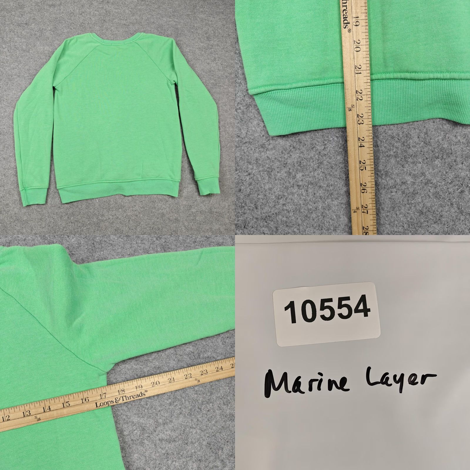 Marine Layer Marine Layer Sweatshirt Womens XS Green Xbox Shirt Fleece Crewneck Size XS / US 0-2 / IT 36-38 - 8 Thumbnail