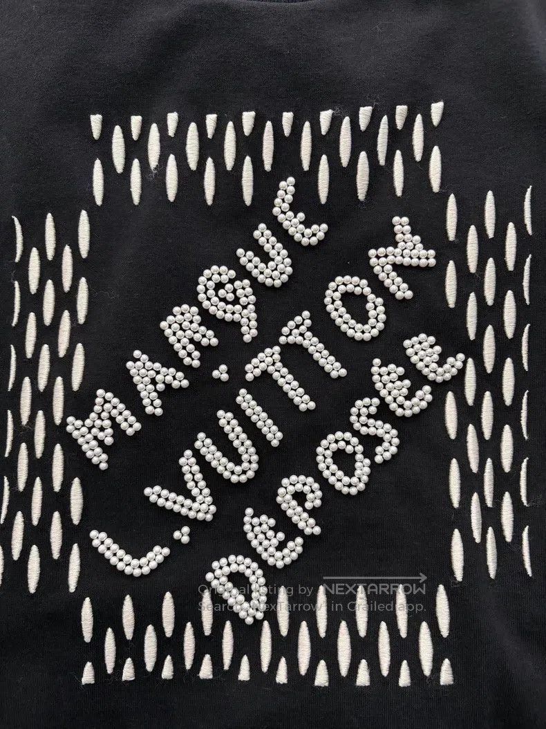 Louis Vuitton Louis Vuitton SS24 monogram beaded embroidered casual crew Size US XL / EU 56 / 4 - 6 Thumbnail