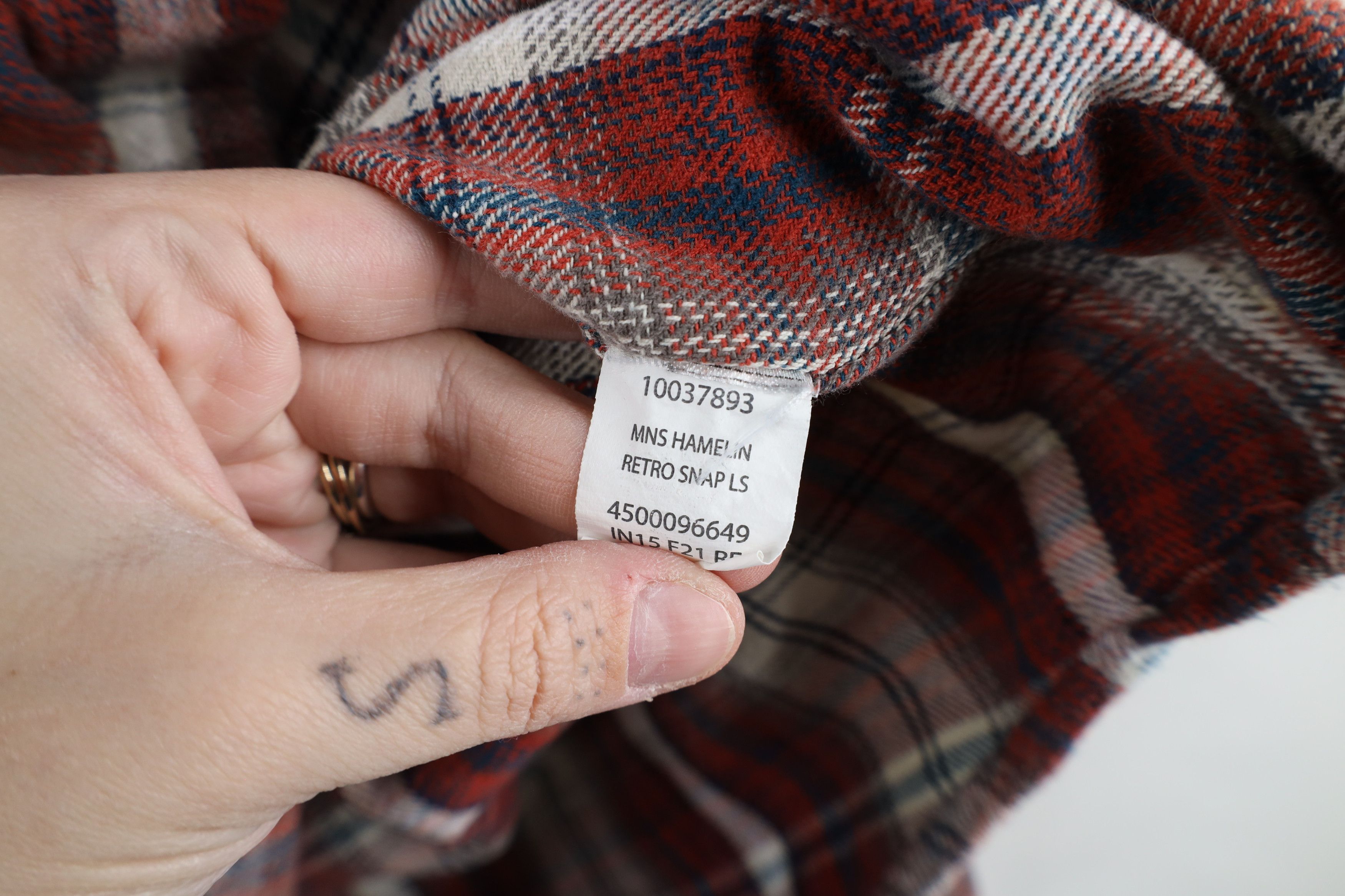 Ariat × Vintage Ariat Fit Heavyweight Western Flannel Snap Button Shirt Size US L / EU 52-54 / 3 - 9 Thumbnail