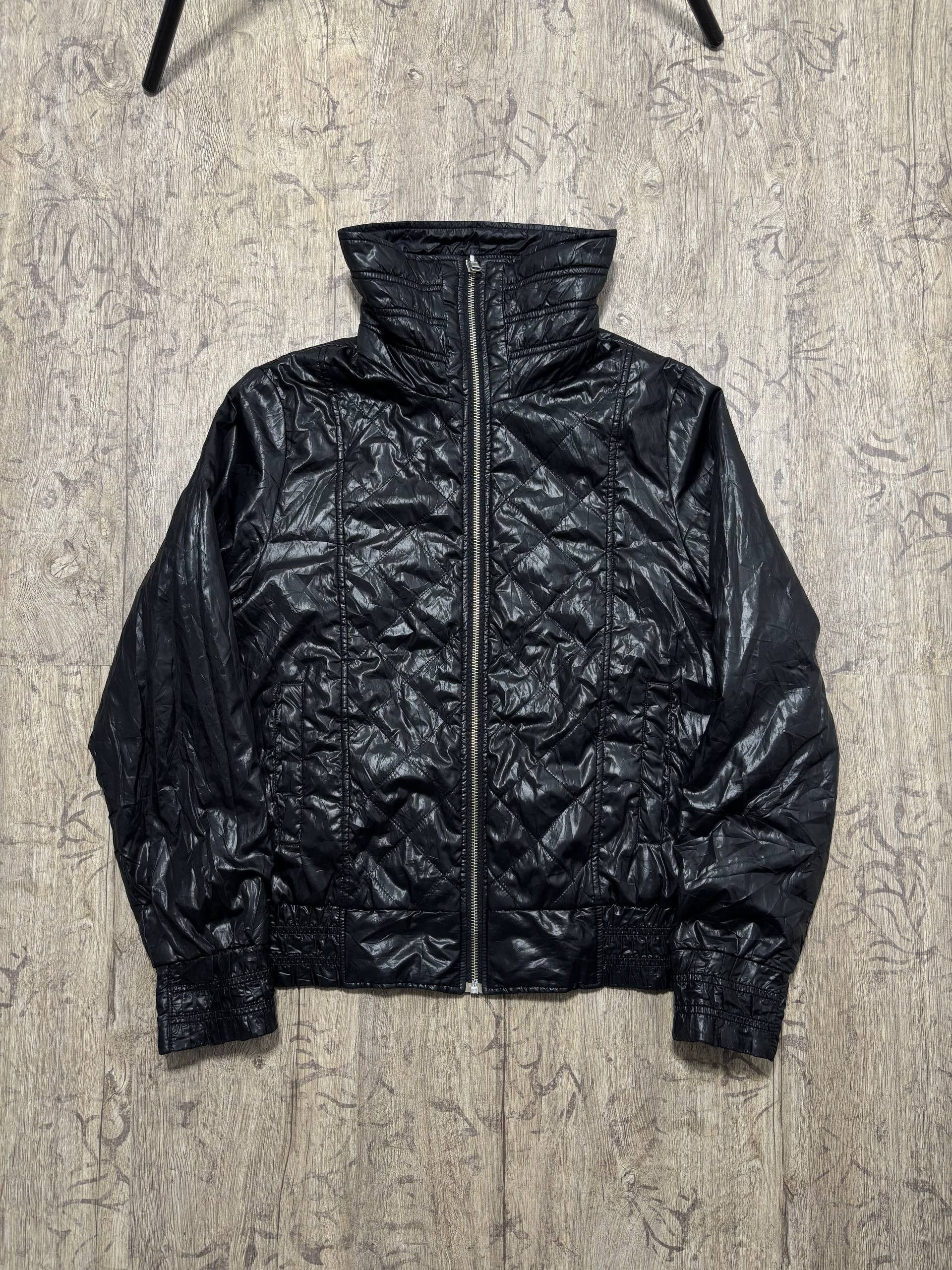 Japanese Brand CAP-C Utility Black Shiny Nylon Cropped Puffer Jacket M Size US S / EU 44-46 / 1 - 7 Thumbnail