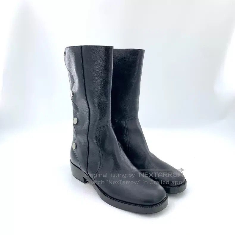 Dior Dior Black leather round toe hidden buckle design casual f Size US 7.5 / IT 37.5 - 2 Thumbnail