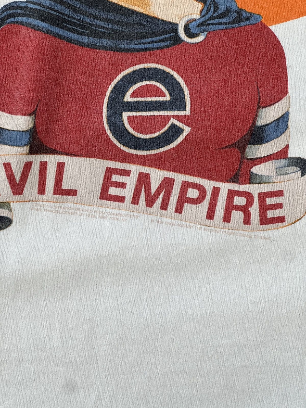 Band Tees Vintage 1996 Rage Aganist the Machine Evil Empire Tee Medium Size US M / EU 48-50 / 2 - 5 Thumbnail