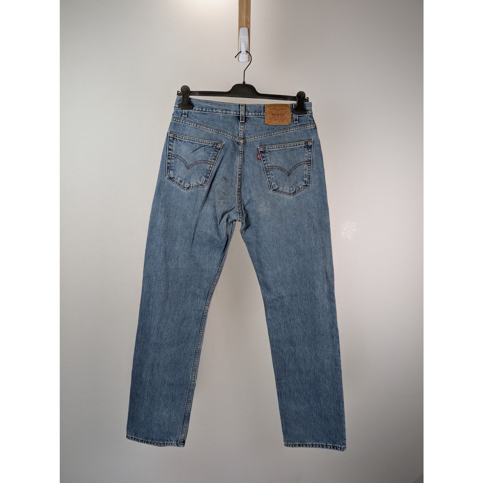 Levi's o1rshd1 Free Hoover Regular Fit Straight Leg Denim Jeans Size US 34 / EU 50 - 16 Thumbnail