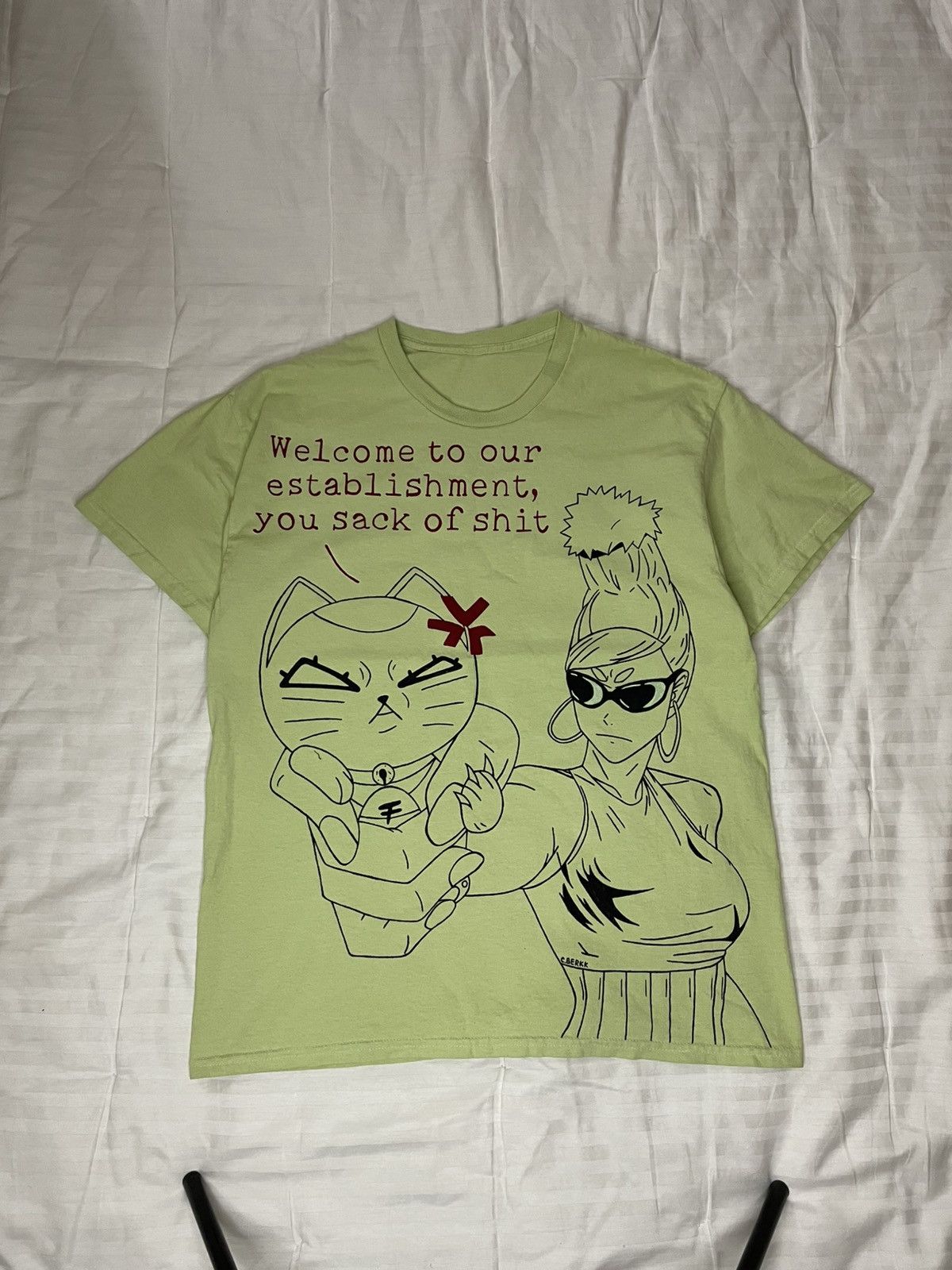 Anime 1 in world! Custom HandMade HandPainted DanDaDan TurboGranny Size US XL / EU 56 / 4 - 1 Thumbnail