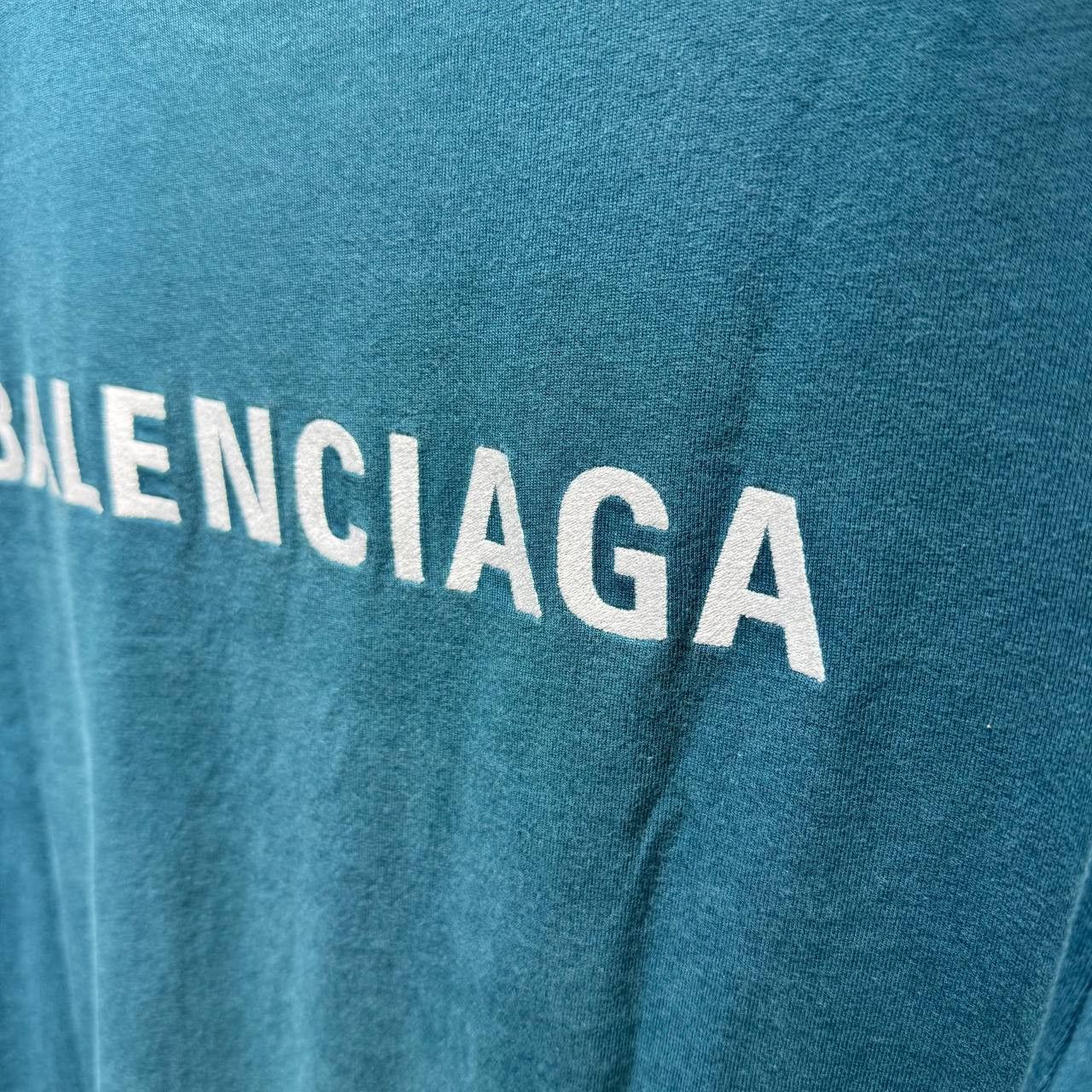 Balenciaga Balenciaga Spell out logo embroidered tee Size US M / EU 48-50 / 2 - 3 Thumbnail