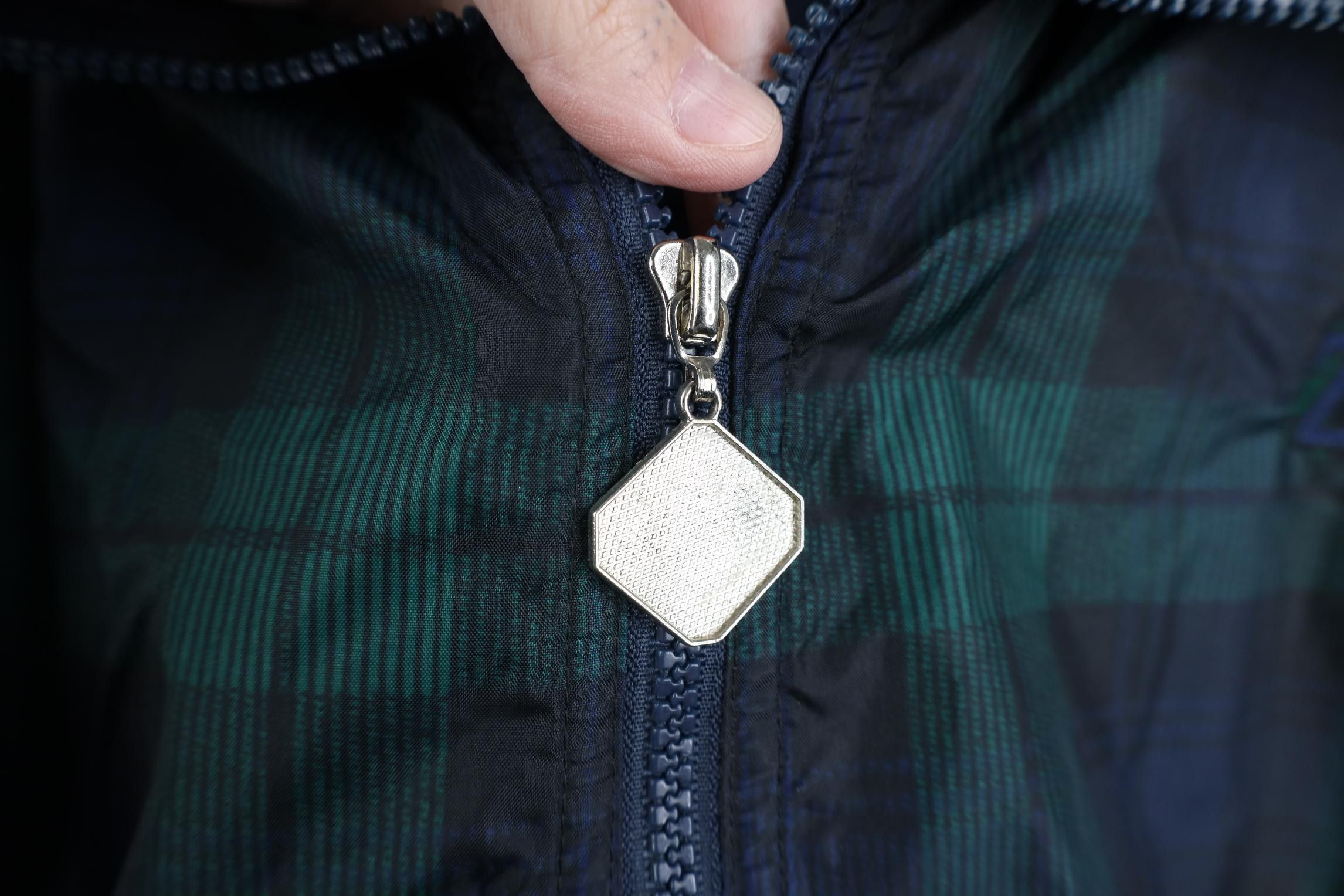 Vintage Vintage 90s Streetwear Windbreaker Bomber Jacket Tartan Size US L / EU 52-54 / 3 - 5 Thumbnail