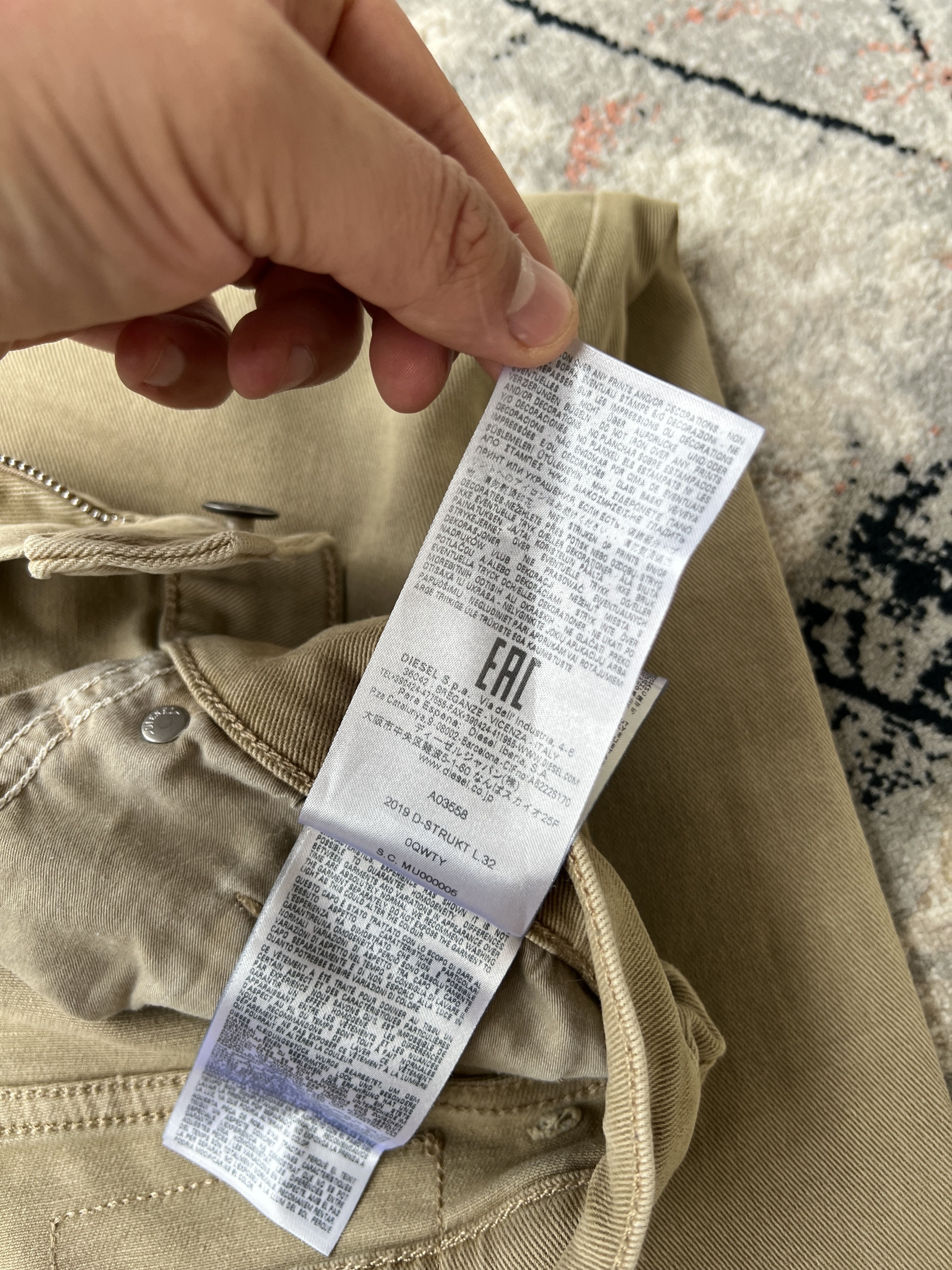 Diesel Diesel D-Strukt Jeans Size US 30 / EU 46 - 12 Thumbnail
