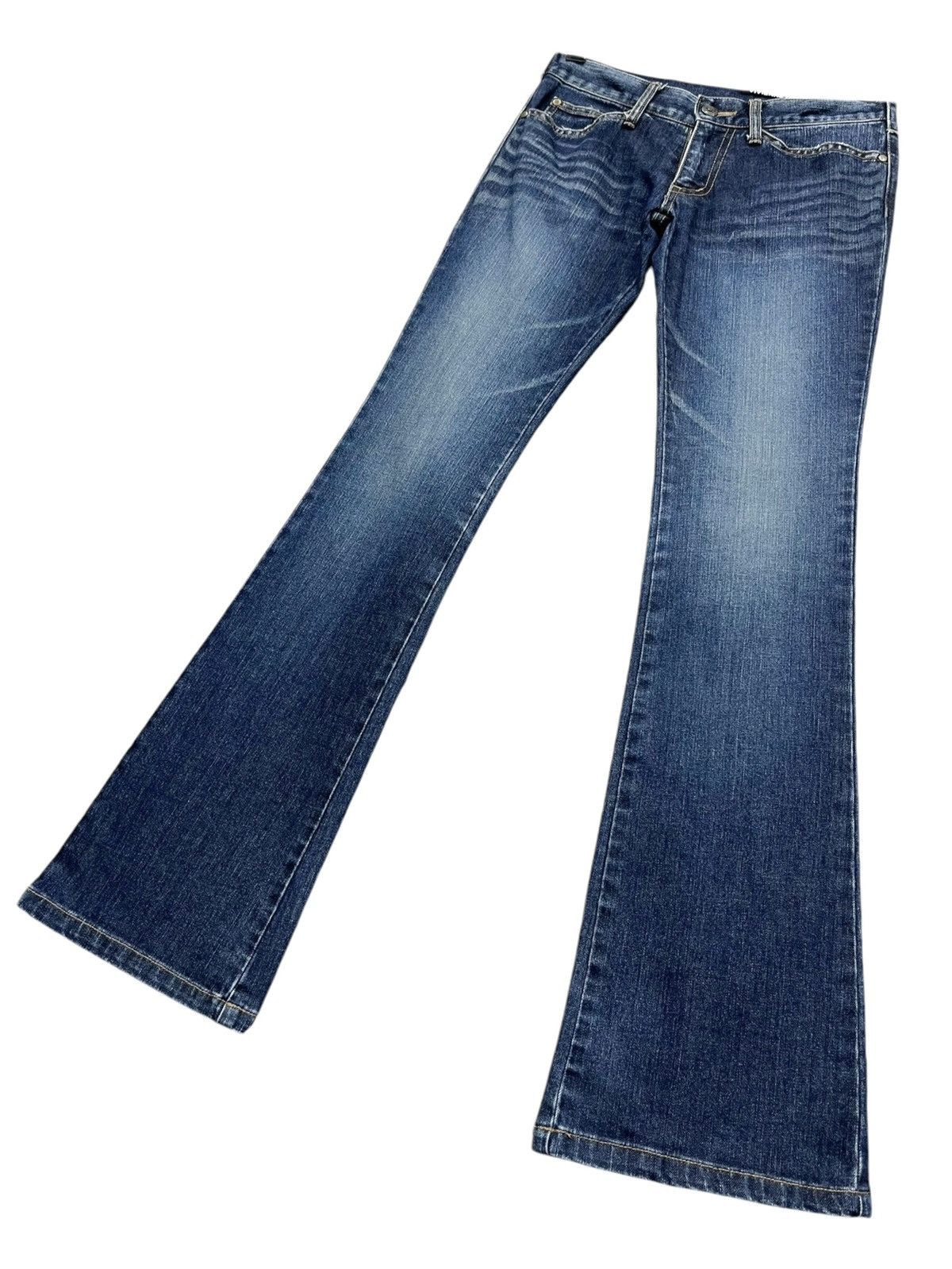 Vivienne Tam Vintage VIVIENNE TAM Iconic Embroidery Dragon Lowrise FLARE Size 26" / US 2 / IT 38 - 5 Thumbnail