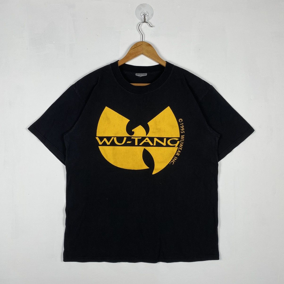 Vintage OG! Vintage 1995 Wu-Wear WU-TANG CLAN Logo Hip-Hop Group Tee Size US L / EU 52-54 / 3 - 2 Thumbnail