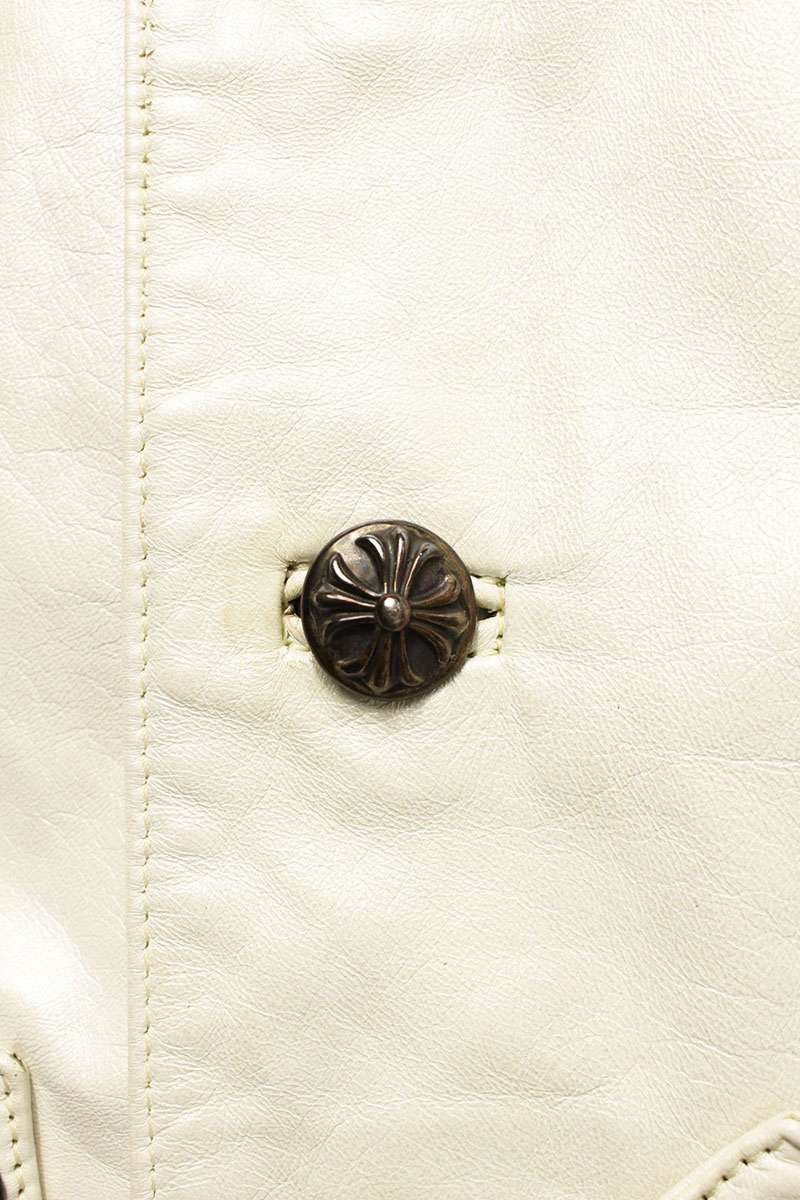 Chrome Hearts Chrome Hearts Cross Ball Leather Coat Size M / US 6-8 / IT 42-44 - 3 Thumbnail
