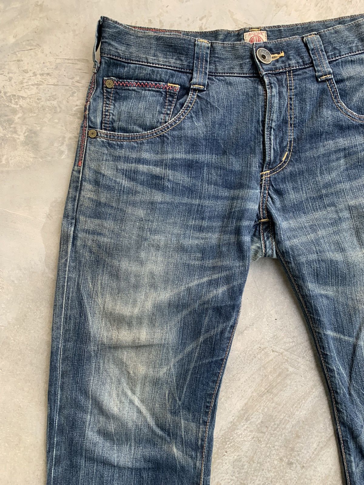 Edwin × Japanese Brand Vintage Edwin Tokyo Japan Blue Trip Size US 36 / EU 52 - 2 Thumbnail