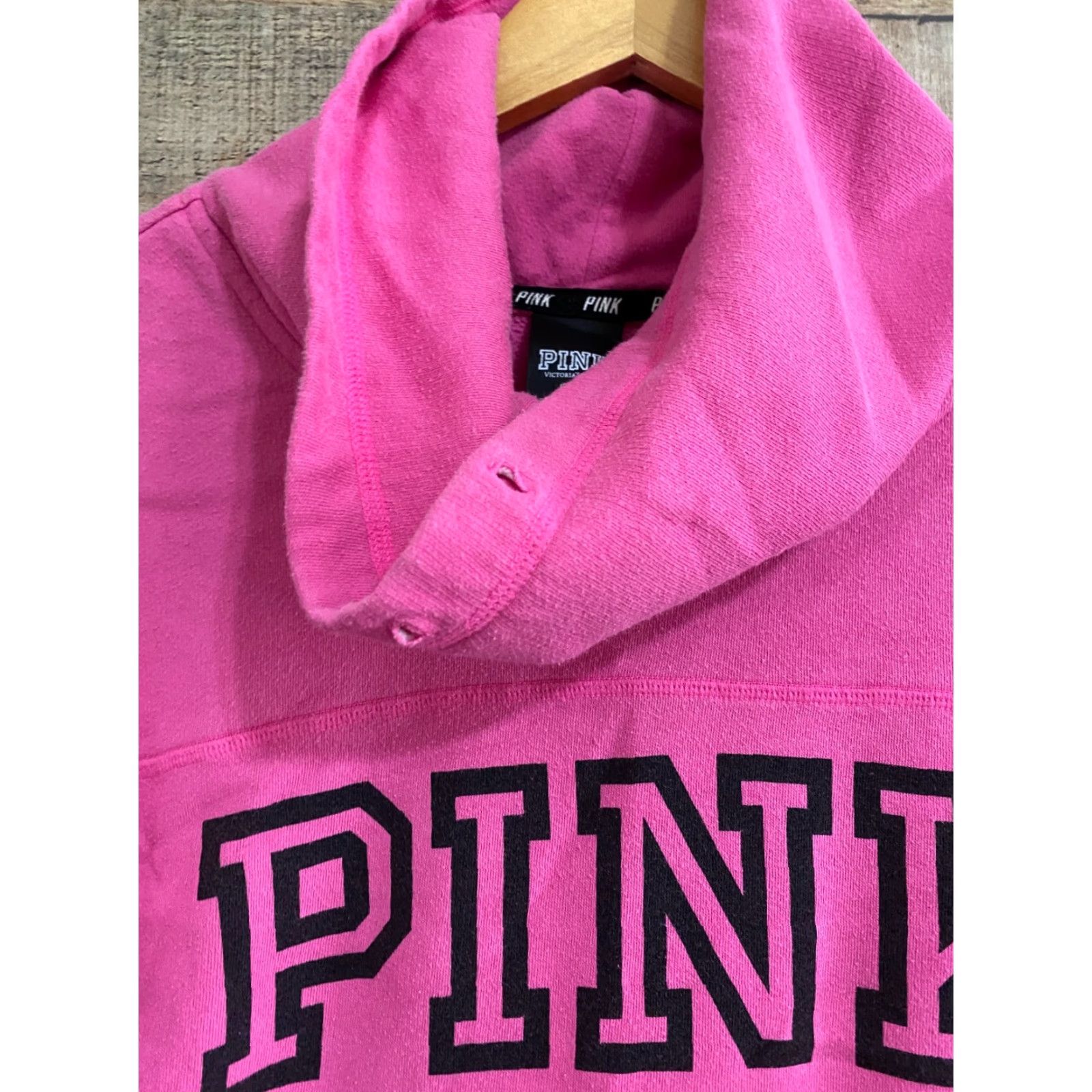 Victoria's Secret VICTORIA'S SECRET PINK Women Small Hoodie Sweatshirt SpeLLOUT Pink EUC Size S / US 4 / IT 40 - 2 Thumbnail