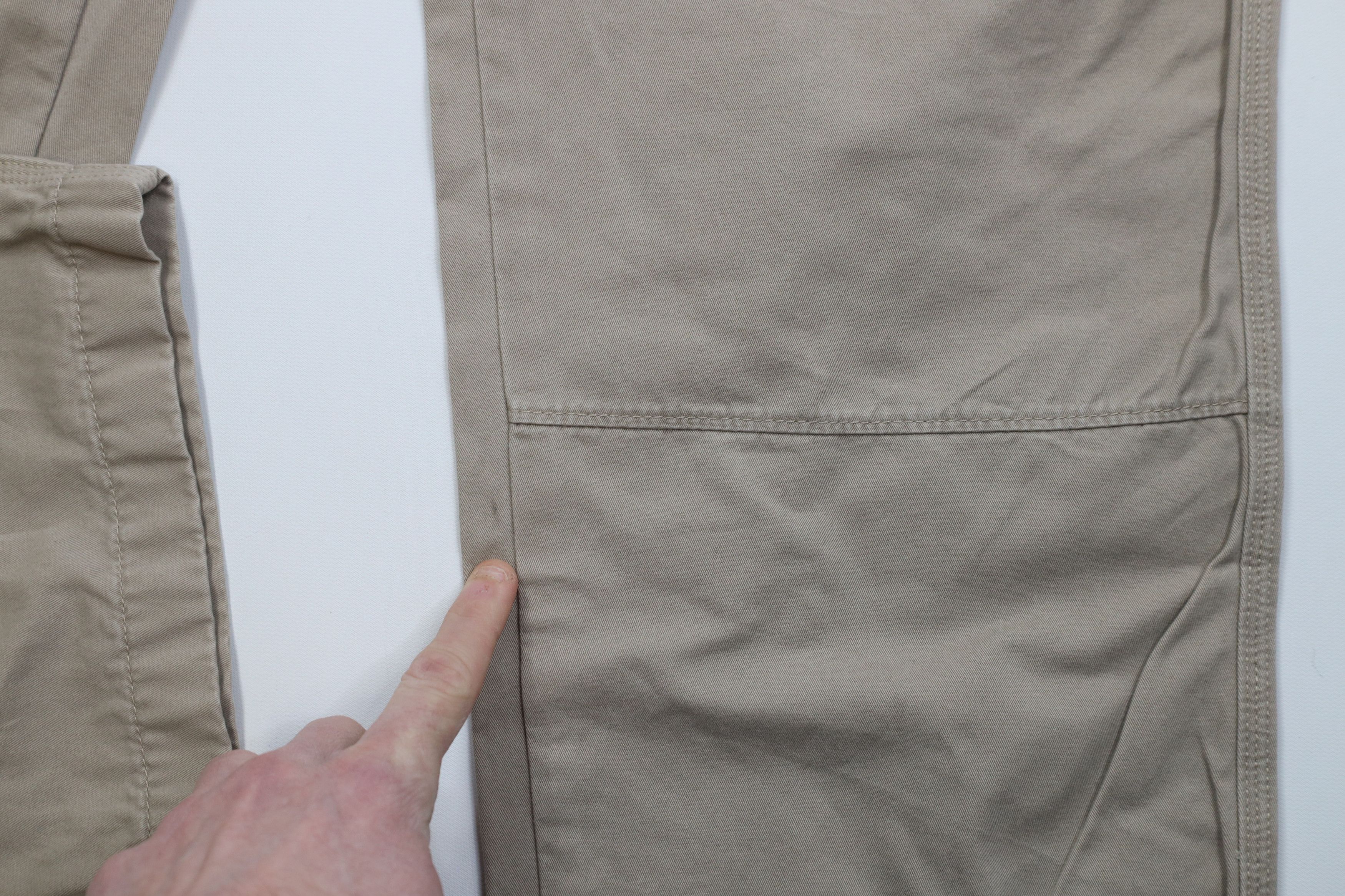 Nautica Vintage 90s Y2K Nautica Wide Leg Cargo Pants Beige Cotton Size US 36 / EU 52 - 6 Thumbnail