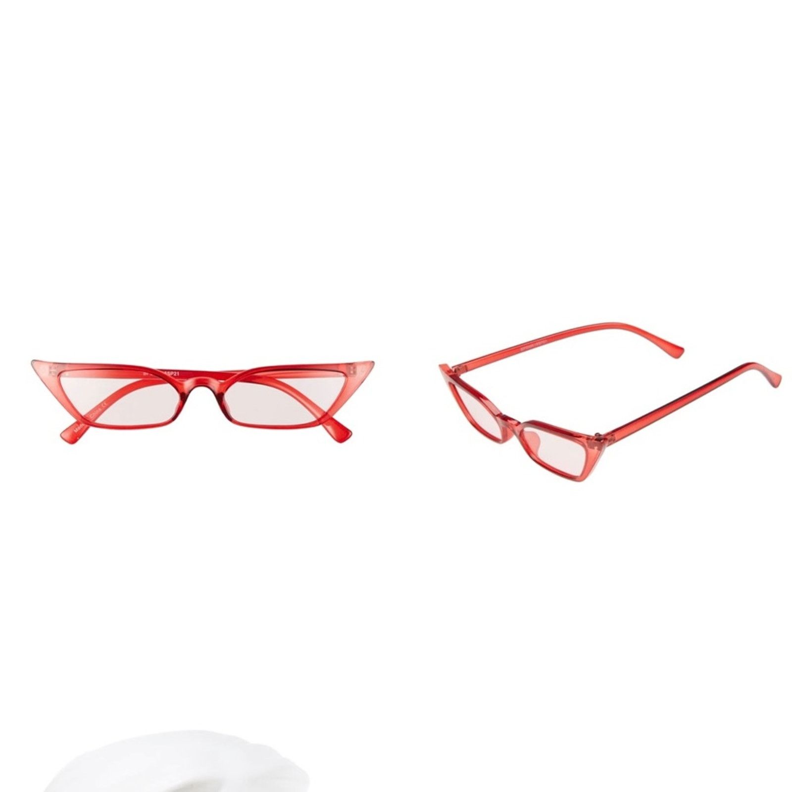 BP. BP Red 51mm Super Slim Cat Eye Sunglasses NWT Size ONE SIZE - 3 Thumbnail