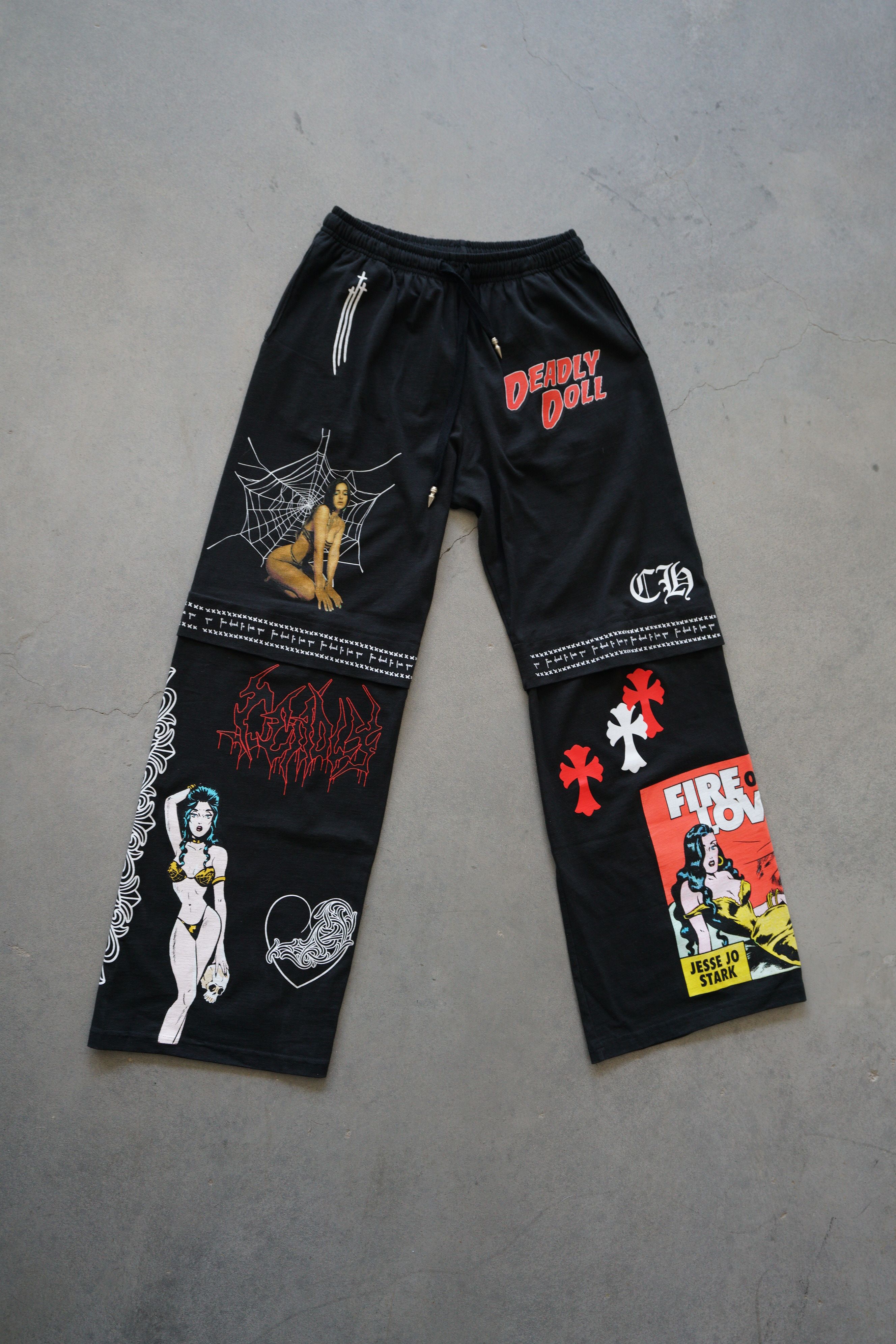 Deadly Doll Chrome Hearts Sweatpants | Grailed