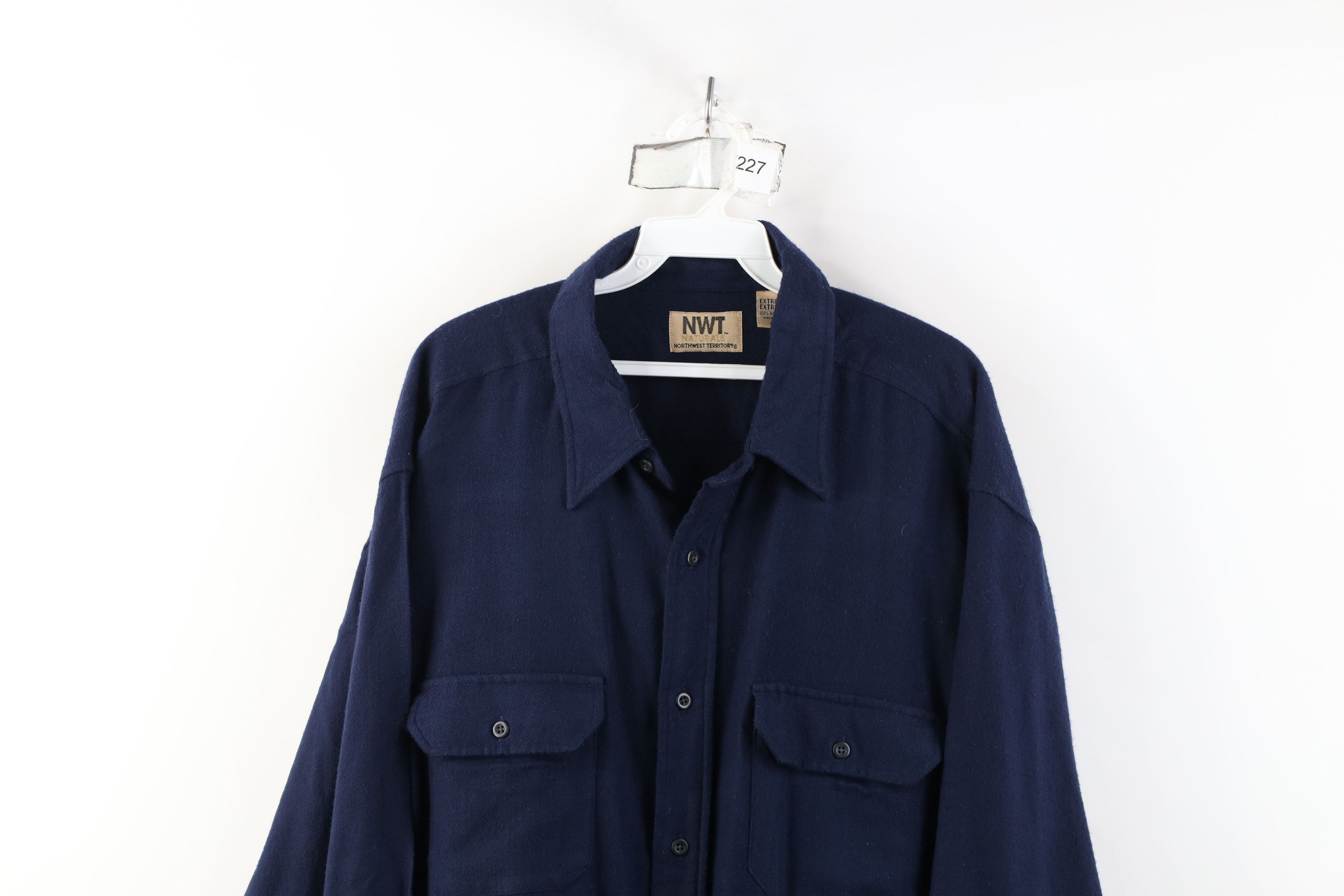 Vintage Vintage 90s Streetwear Flannel Collared Button Shirt Size US XL / EU 56 / 4 - 2 Thumbnail