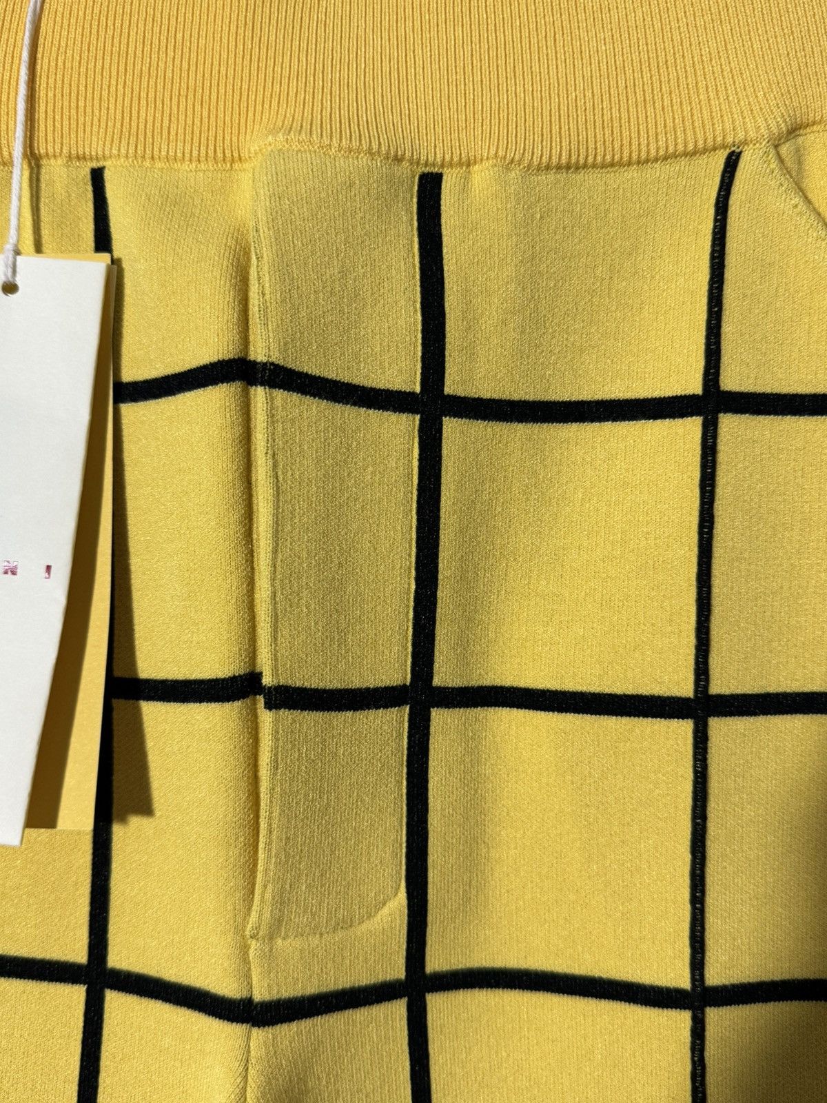 Marni Marni Yellow Grid Pants NWT Size 58 (42 US) FW Runway Size US 42 / EU 58 - 5 Thumbnail