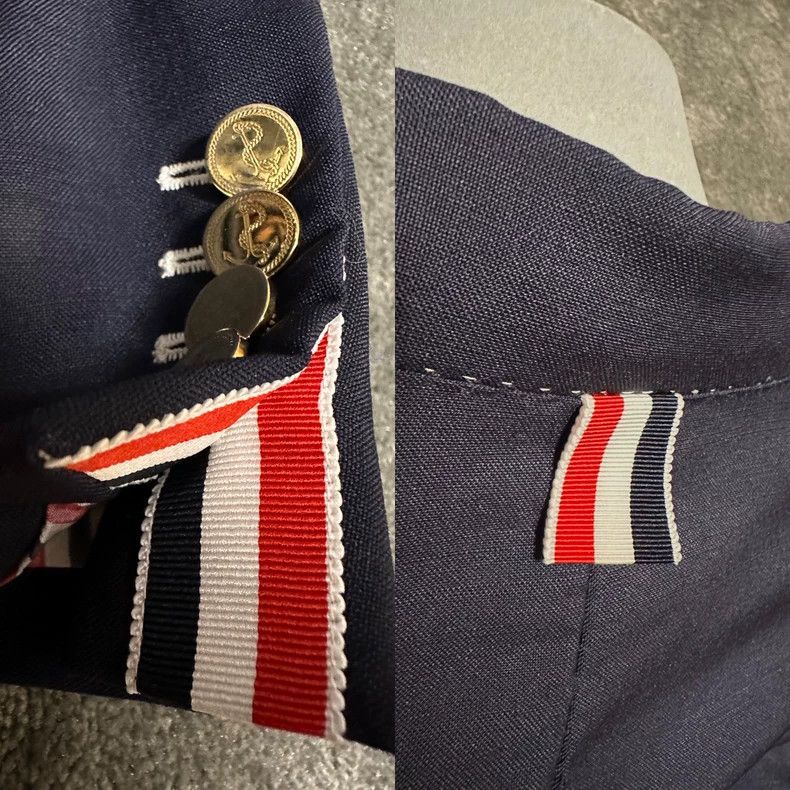 Thom Browne Thom Browne size3 A Tibetan blue suit Size 38L - 4 Thumbnail