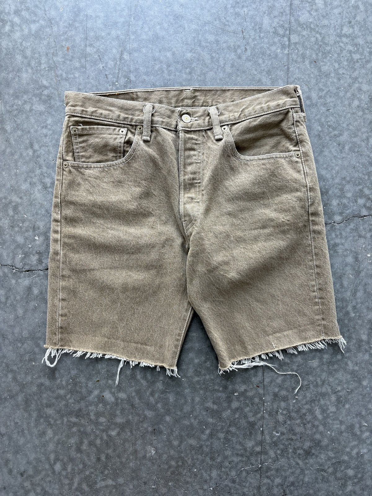 Levi's Vintage Y2K Levis 501 Denim Jean Shorts Size 32 Size US 32 / EU 48 - 3 Thumbnail
