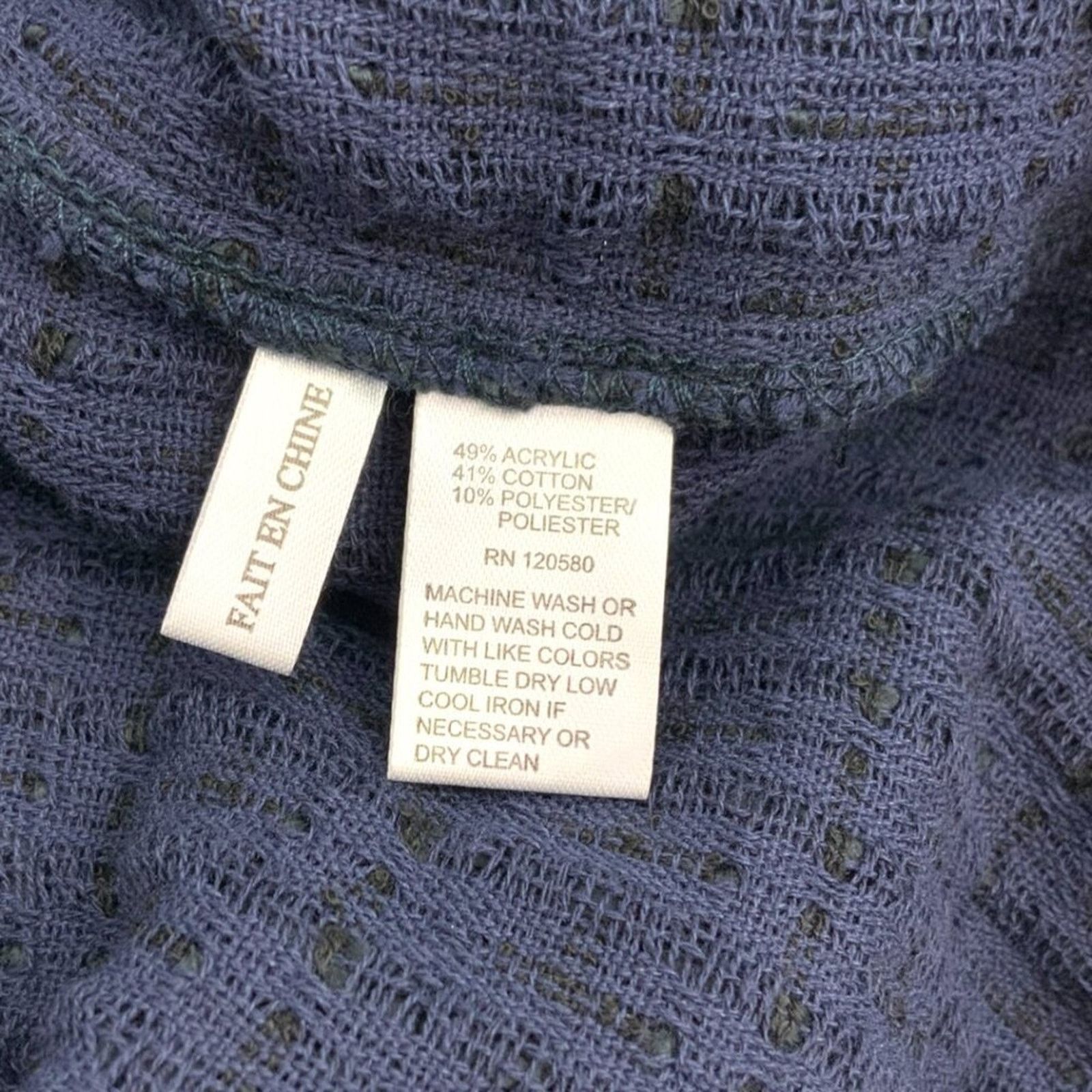Other Amanda + Chelsea Blue Boucle Tweed Pencil Skirt Medium NWT Size 29" - 6 Thumbnail
