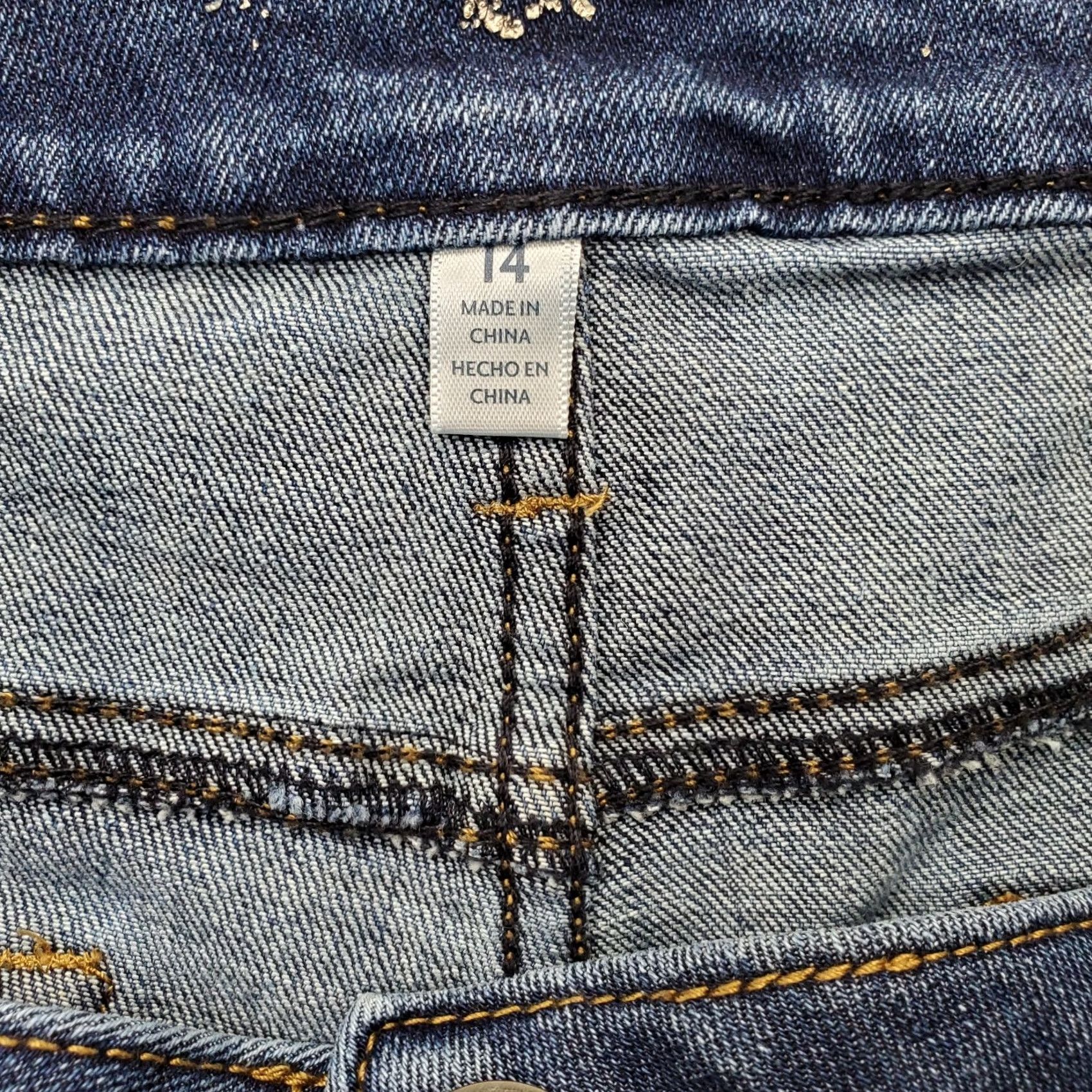 Vintage Seven7 Weekend Jeans Shorts Womens Size 14 Blue Denim Regular Fit Casual Outdoor Shirt Size 36" / US 14 / IT 50 - 6 Thumbnail