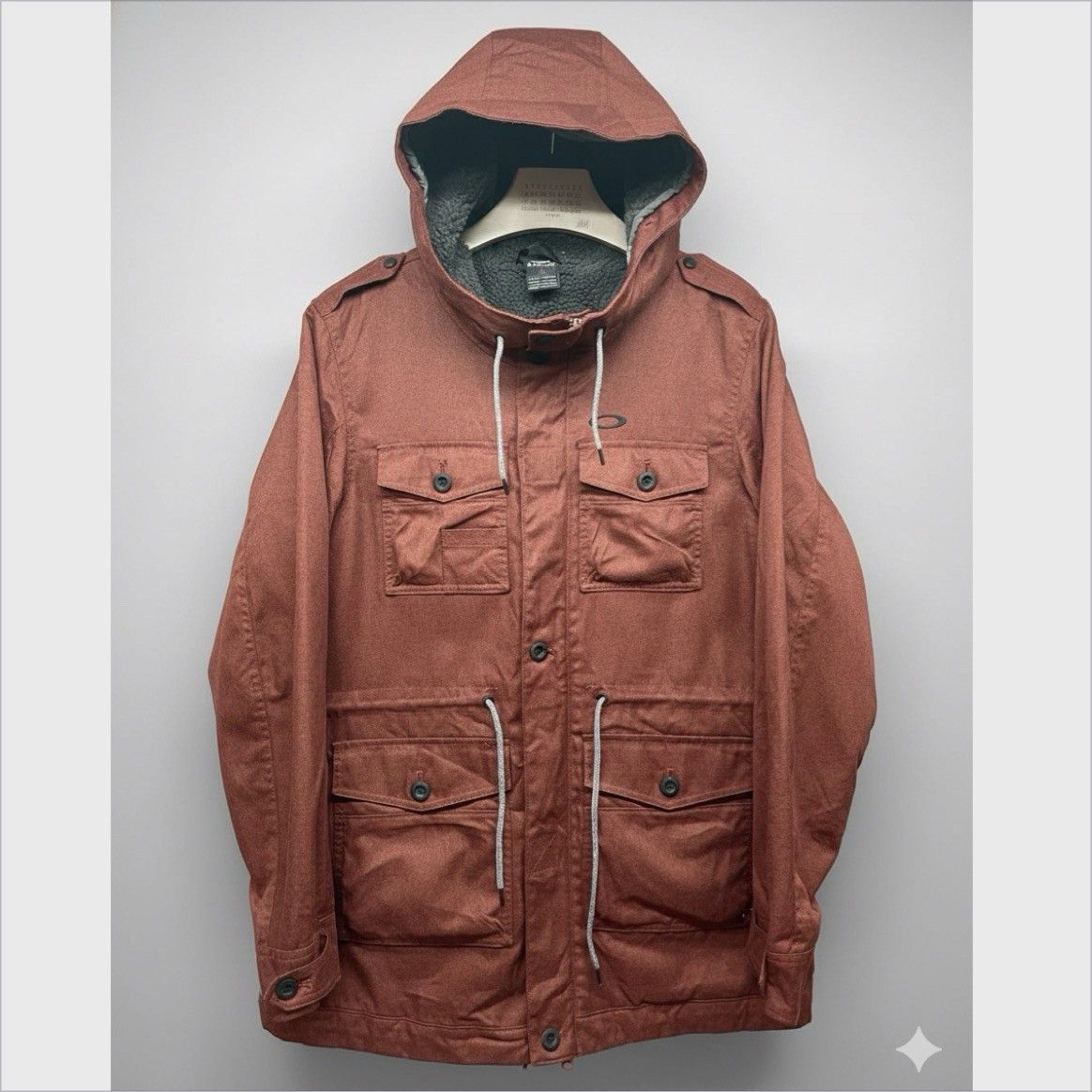 Oakley Oakley Tamarack Sherpa Lined Hooded Field Jacket Rust Brown Size US L / EU 52-54 / 3 - 9 Thumbnail
