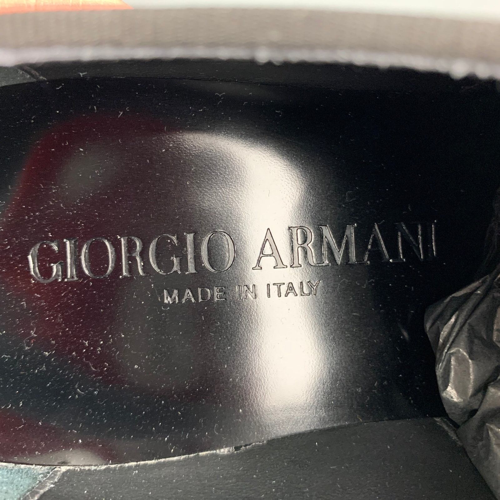 Giorgio Armani GIORGIO ARMANI Black Solid Leather Lace Up Lace Up Shoes Size US 6 / EU 39 - 9 Thumbnail