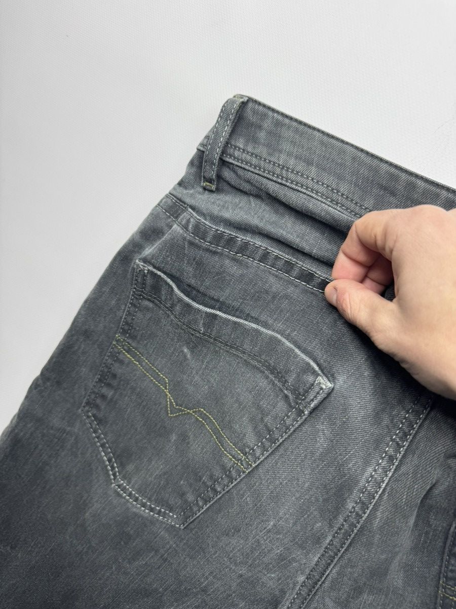 Diesel Vintage Diesel Braddom Washed Straight Fit Men's Jeans Size US 33 - 8 Thumbnail