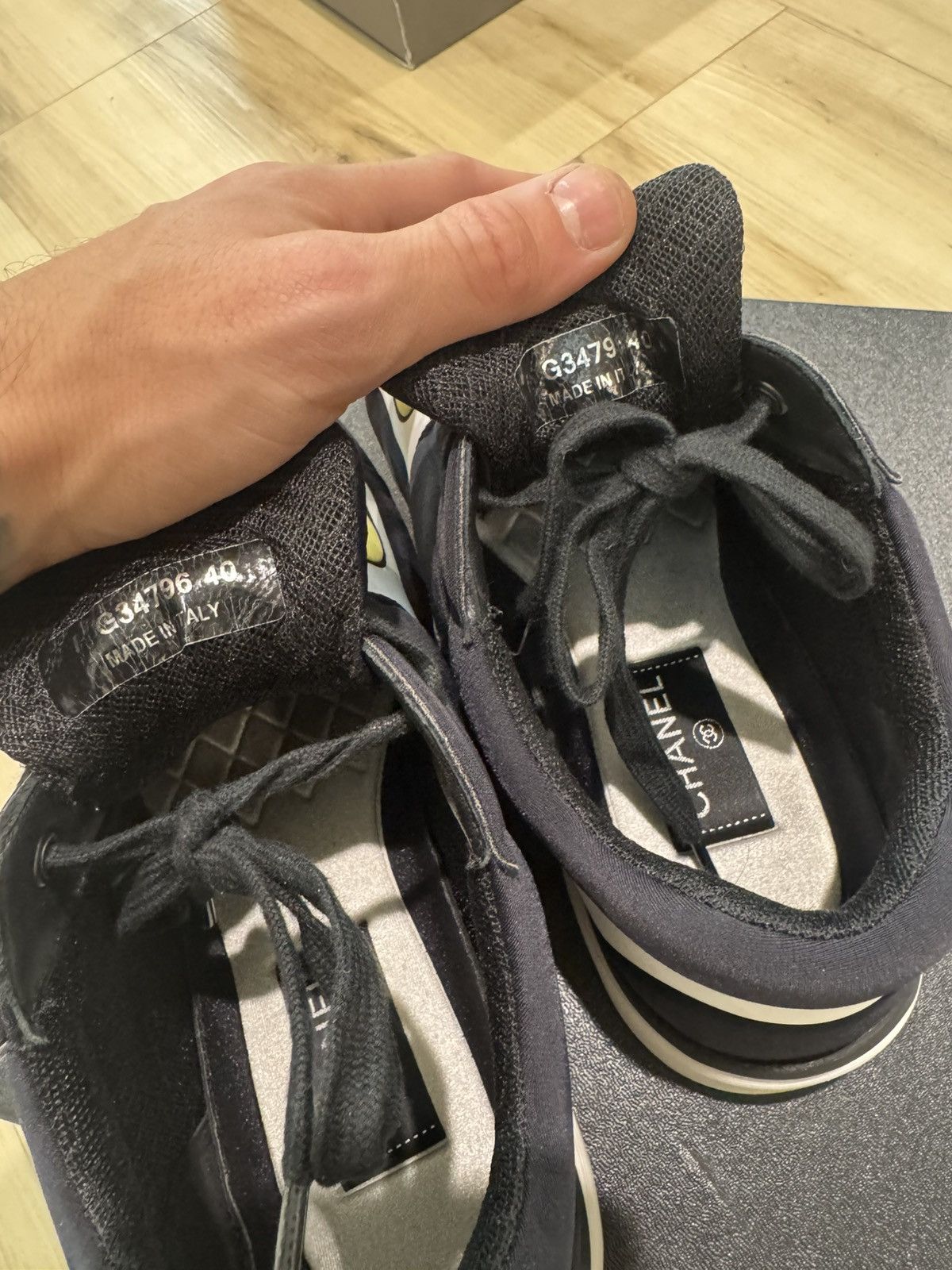 Chanel Chanel Sneakers Black/Yellow Size US 7.5 / EU 40-41 - 6 Thumbnail