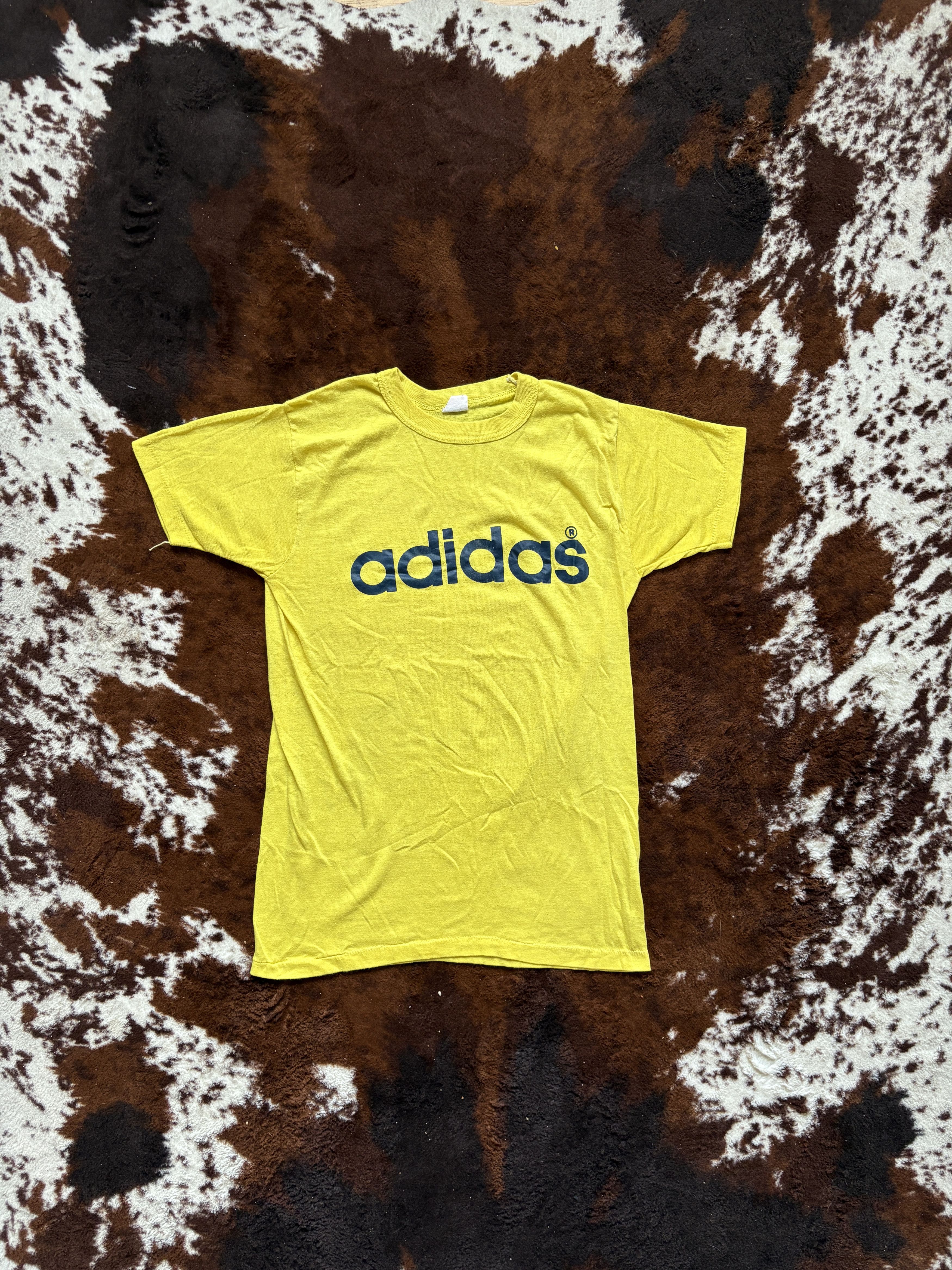 Adidas Vintage 70s Adidas Ringer Tee Size US S / EU 44-46 / 1 - 1 Thumbnail