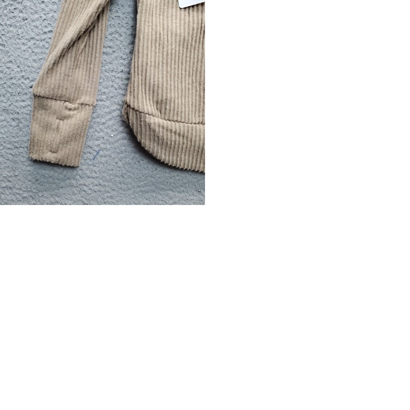 Jones New York Jones New York Hoodie Womens Small Brown Sport Rib Breathable Thumb Hole Sleeve Size S / US 4 / IT 40 - 9 Thumbnail