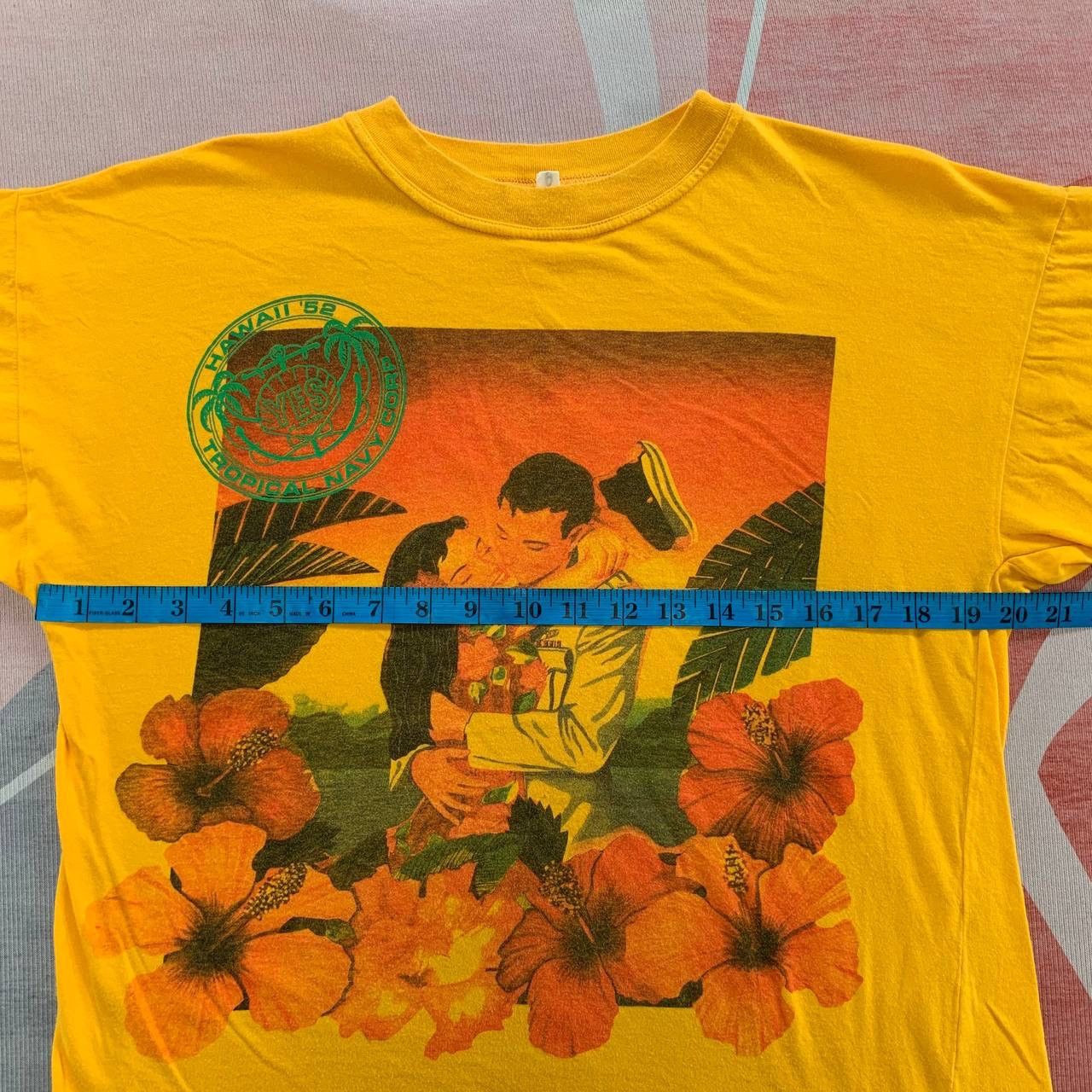 Army Of Me Rare Vintage Hawaii 52’ Tropical Navy Corp Tees Size US M / EU 48-50 / 2 - 7 Thumbnail