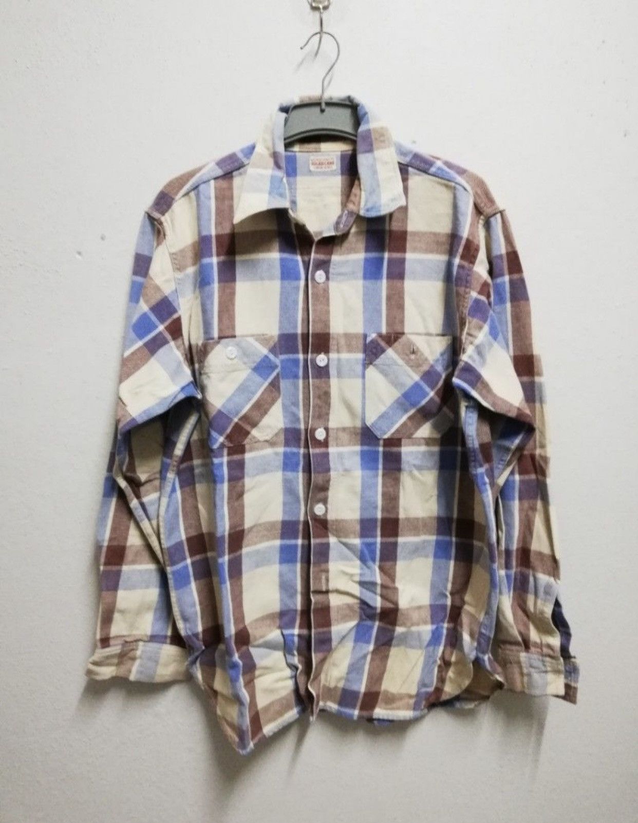 AMAZING FIRE 🔥🔥Sugar Cane Plaid Checkered Flannel Work Shirt
