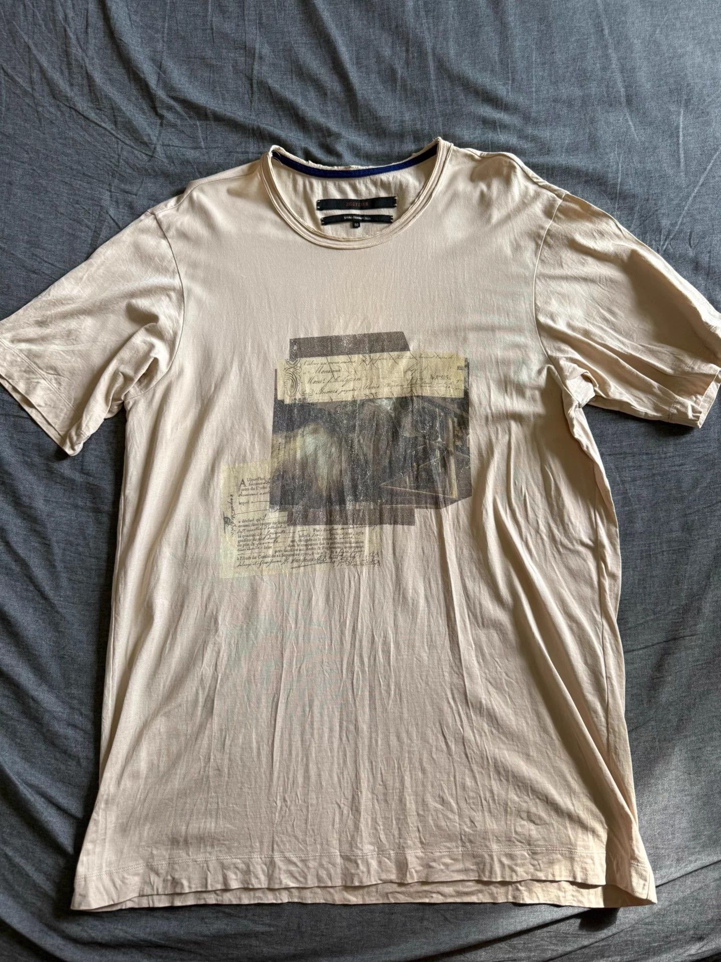 Ziggy Chen Ziggy Chen 20SS Postcard SS (49/55/79) Wash, Print Crack Size US M / EU 48-50 / 2 - 1 Thumbnail