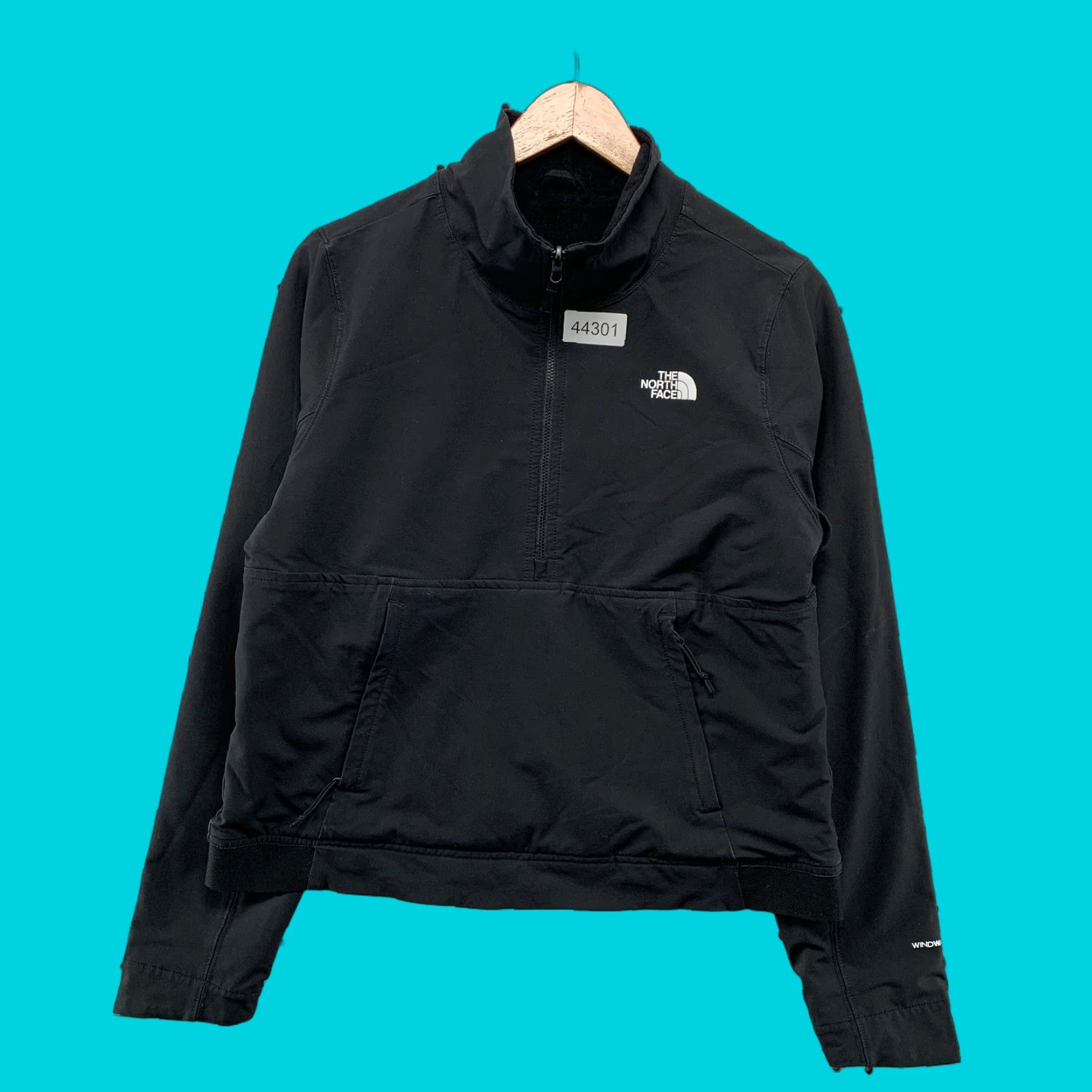VINTAGE The North Face Anorak Shelbe Raschel Jacket Womens M Black Reversible