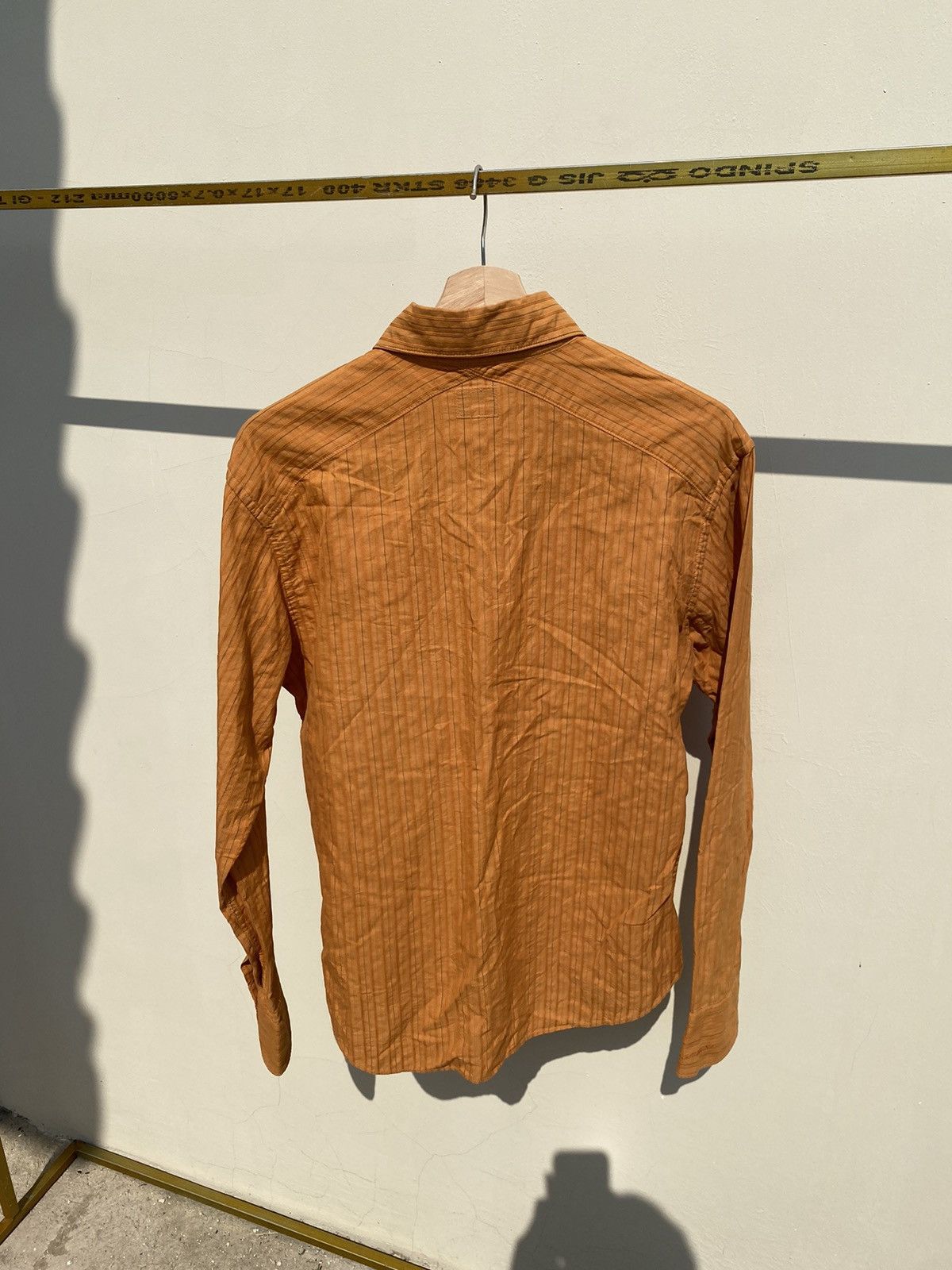 C.P. Company 1990s C.P Company - Crinkle Pinstripe Shirt Size US M / EU 48-50 / 2 - 2 Thumbnail