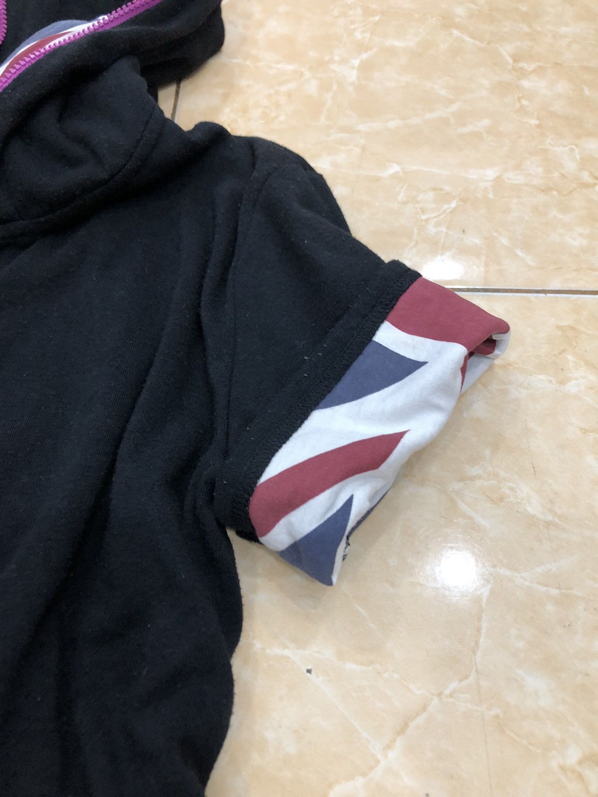 PPFM Vintage PPFM Short Sleeve England Flag Hoodie Size US L / EU 52-54 / 3 - 8 Thumbnail