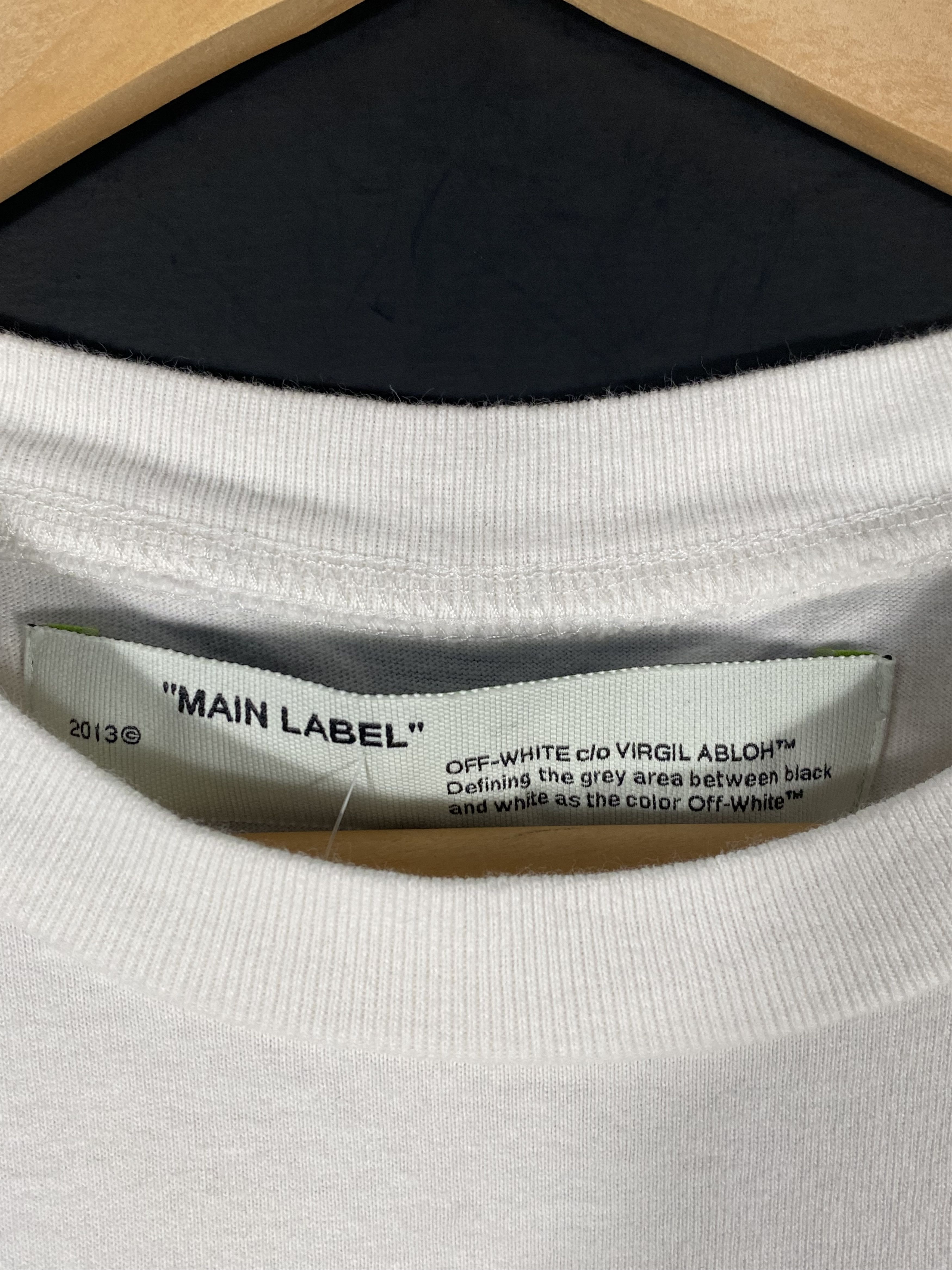 Off-White Off-White S/S 2020 Wavy Line T-shirt Size M Size US M / EU 48-50 / 2 - 2 Thumbnail