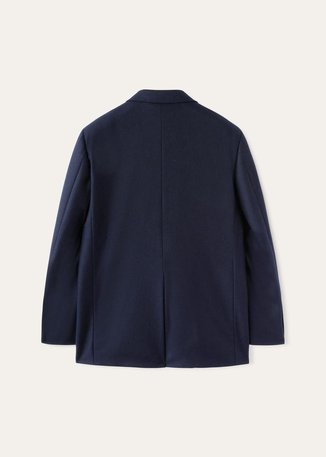 Loro Piana o1srvl11e0125 FAN6957 Belia Jacket in Navy Blue Size L / US 10 / IT 46 - 2 Thumbnail