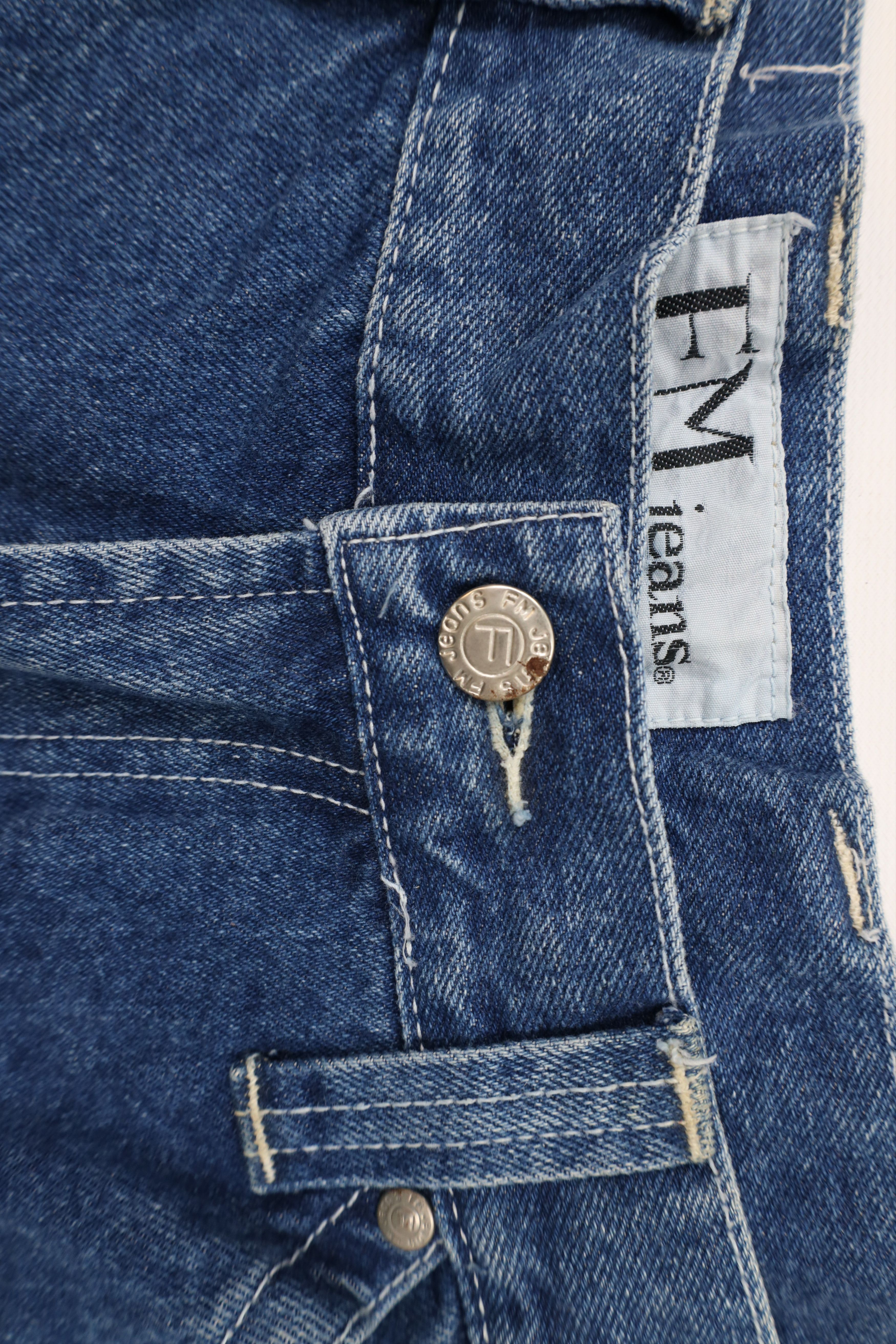 Vintage Deadstock Vintage 90s Streetwear Baggy Dungaree Denim Jeans Size US 34 / EU 50 - 6 Thumbnail