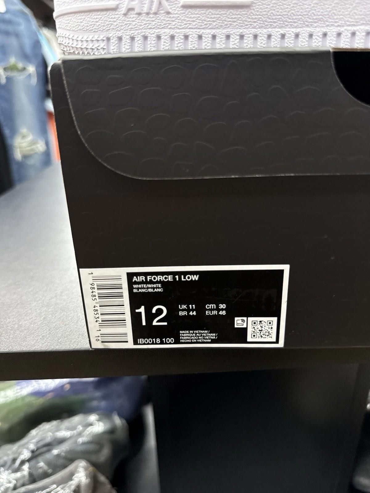 Nike Nike Kobe Bryant Air Force 1 Low Forever White Mamba (12) Size US 12 / EU 45 - 12 Thumbnail