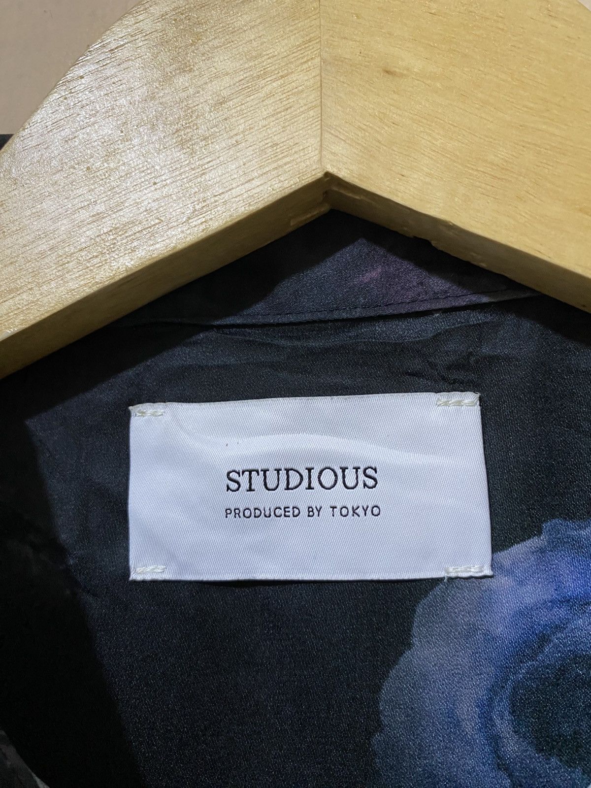 Japanese Brand Studious Japan Floral Linen Button Shirt Size US L / EU 52-54 / 3 - 6 Thumbnail