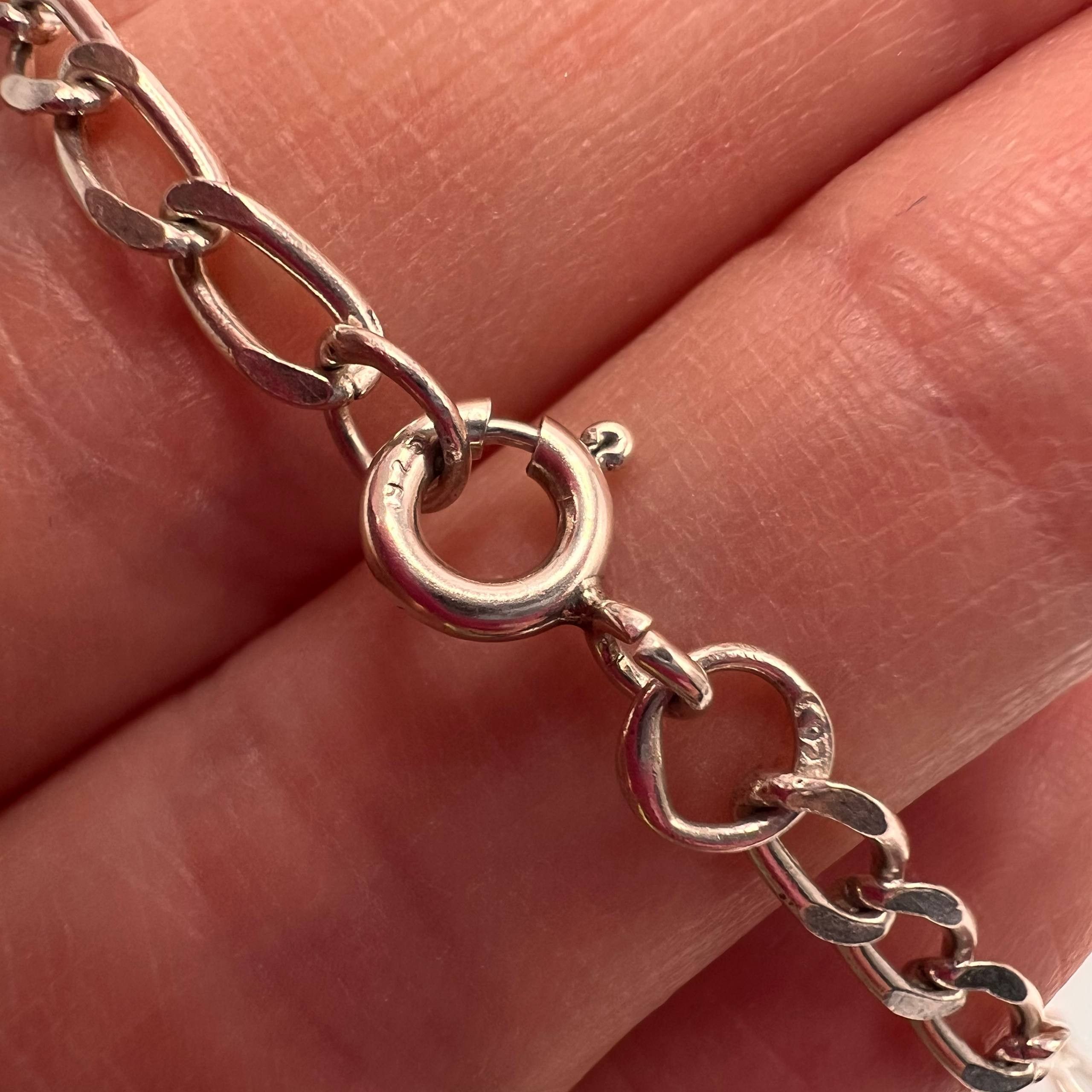 Vintage Italian Sterling Silver 925 Chain Necklace 10.4g