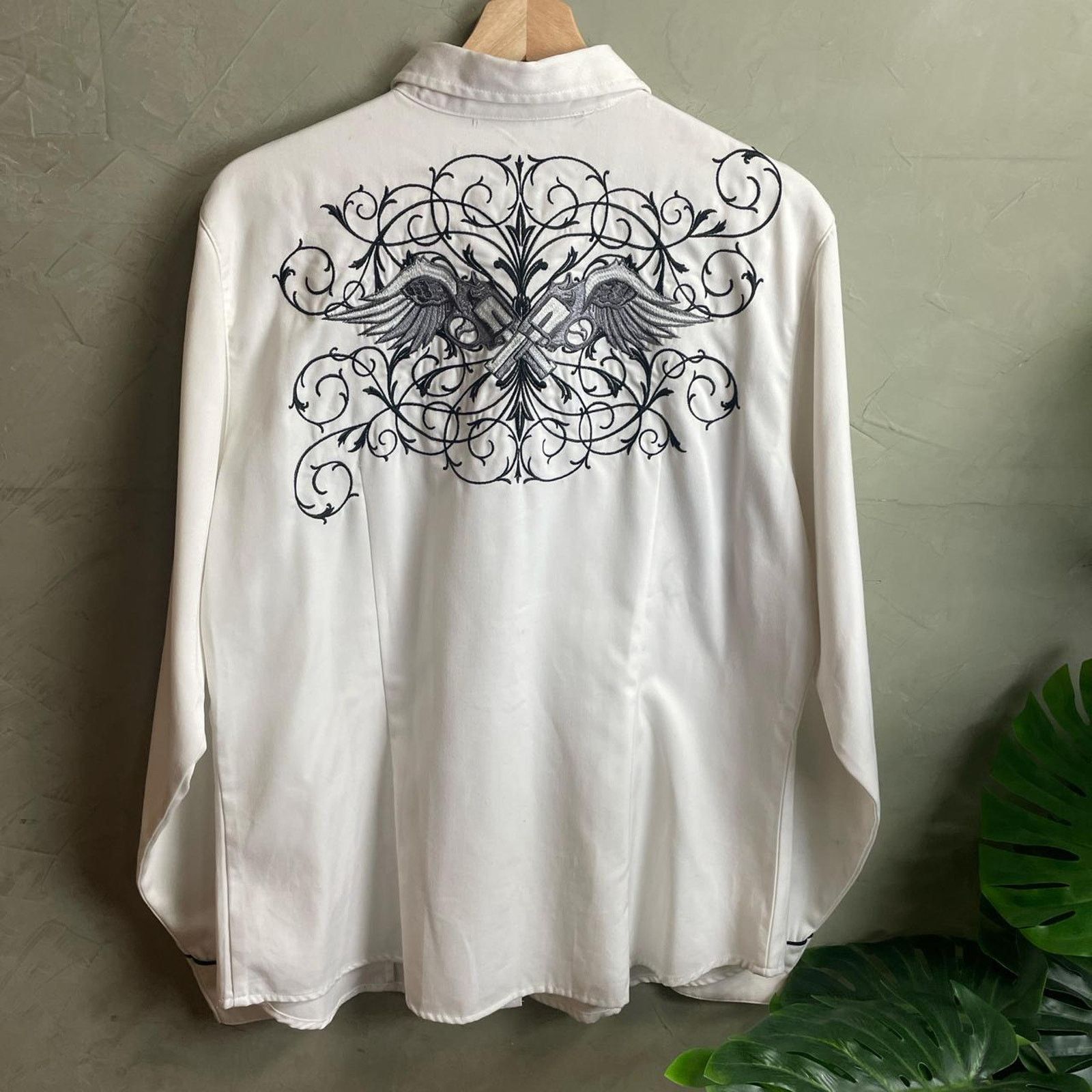 Roper Roper Vintage Western Pearl Snap Embroidered XL Button Up Size US XL / EU 56 / 4 - 4 Thumbnail