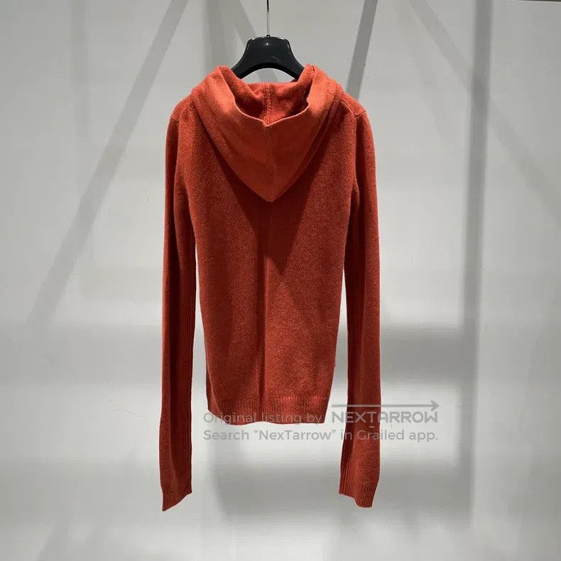 Rick Owens Rick Owens Red Cashmere Hoodie Size XS / US 0-2 / IT 36-38 - 2 Thumbnail
