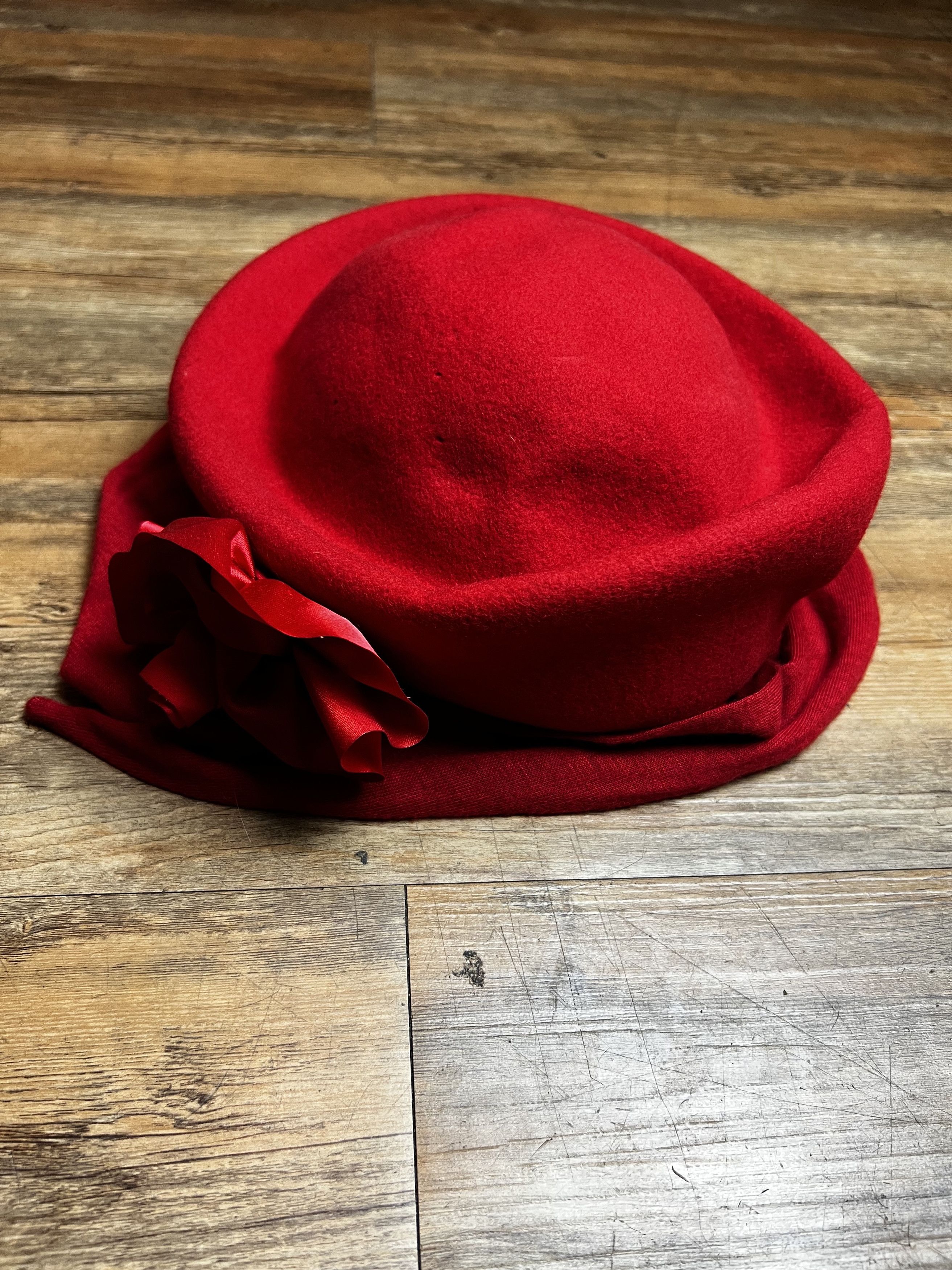 Vintage Vintage 1940's-1950's Betmar Wool French Beret Pill Box Hat Size ONE SIZE - 6 Thumbnail