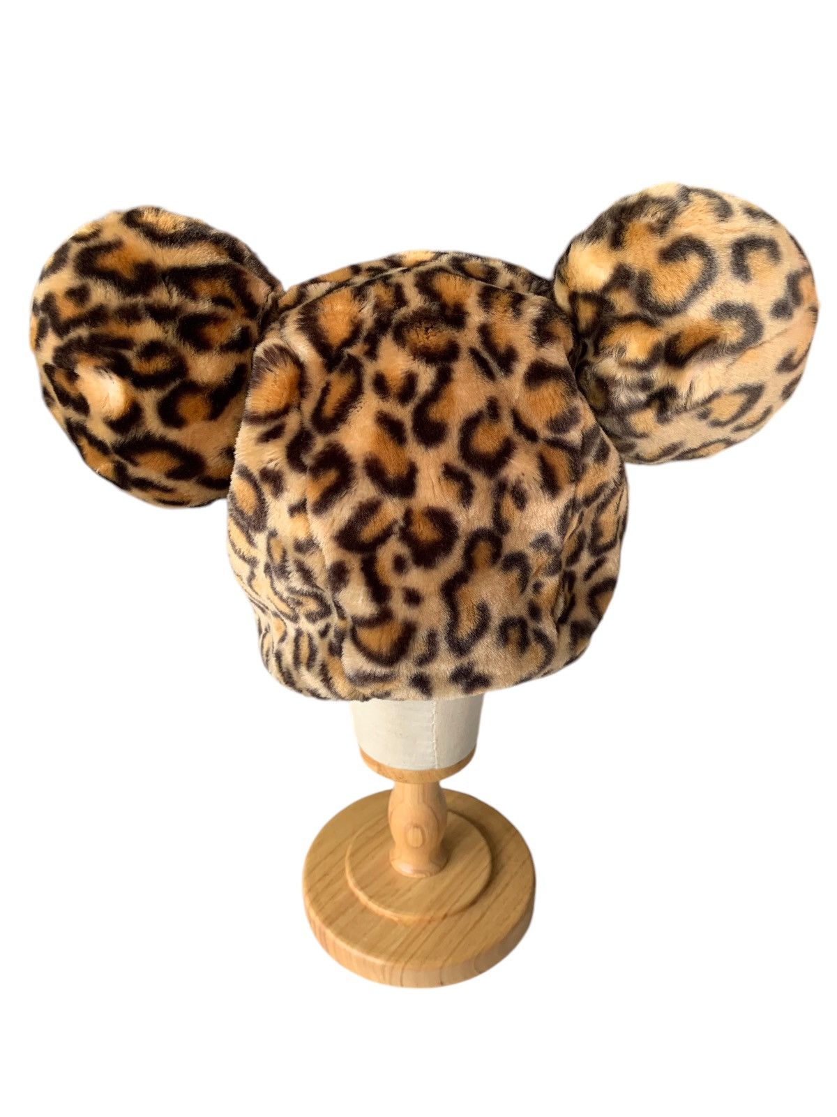 Japanese Brand × Kapital × Vintage Rare Minnie Mouse Leopard Pattern Bunny Horn Beanie Hats🐆 Size ONE SIZE - 6 Thumbnail