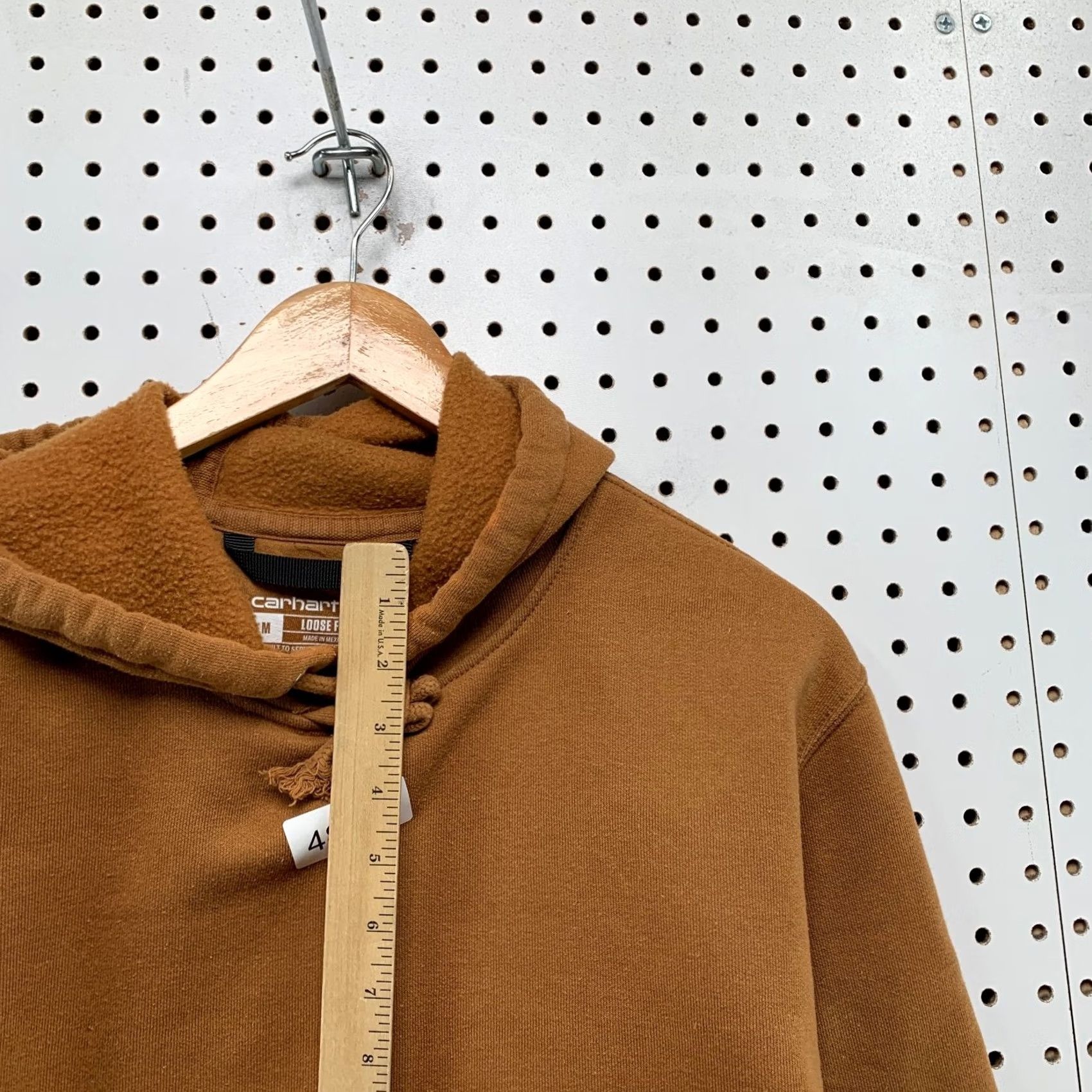 Carhartt Carhartt Hoodie Sweatshirt Mens M Brown Loose Fit Hooded Workwear Size US M / EU 48-50 / 2 - 7 Thumbnail